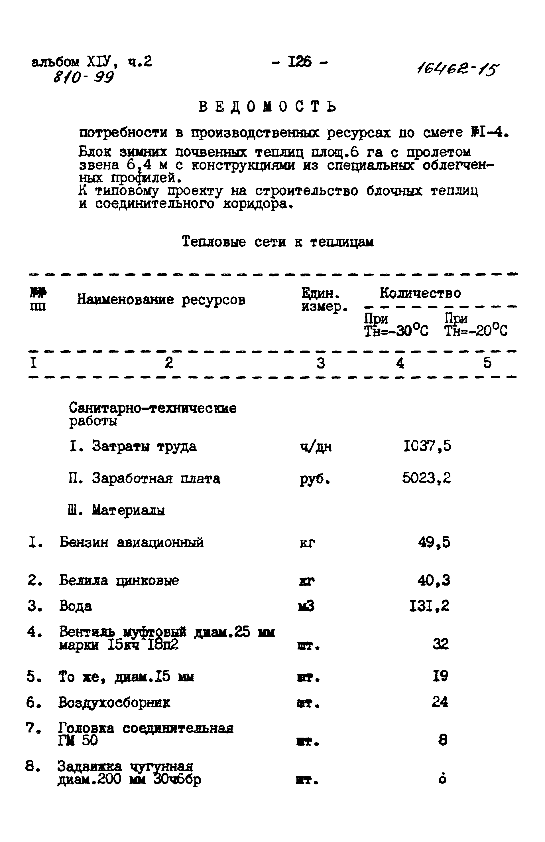 Типовой проект 810-99