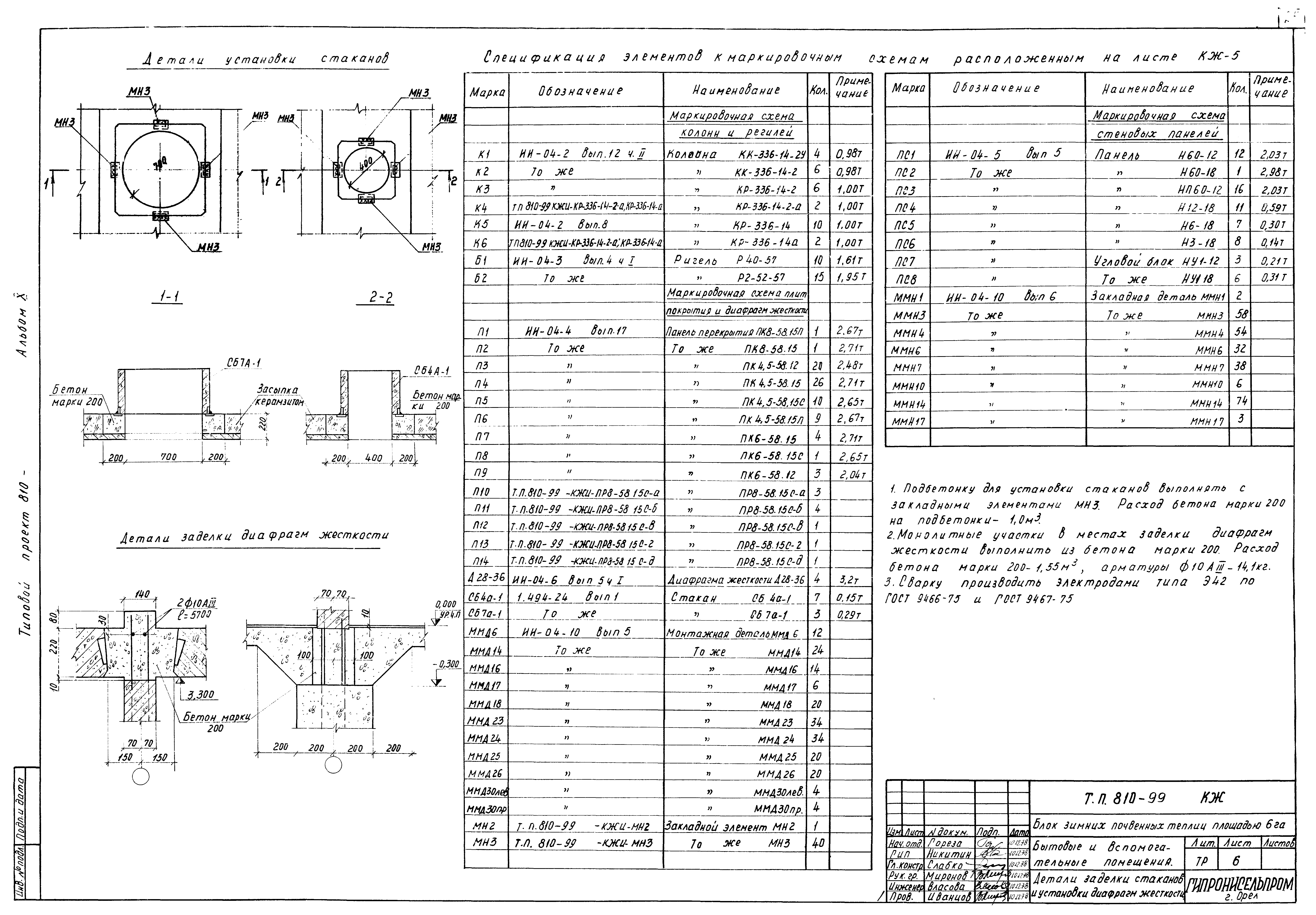 Типовой проект 810-99