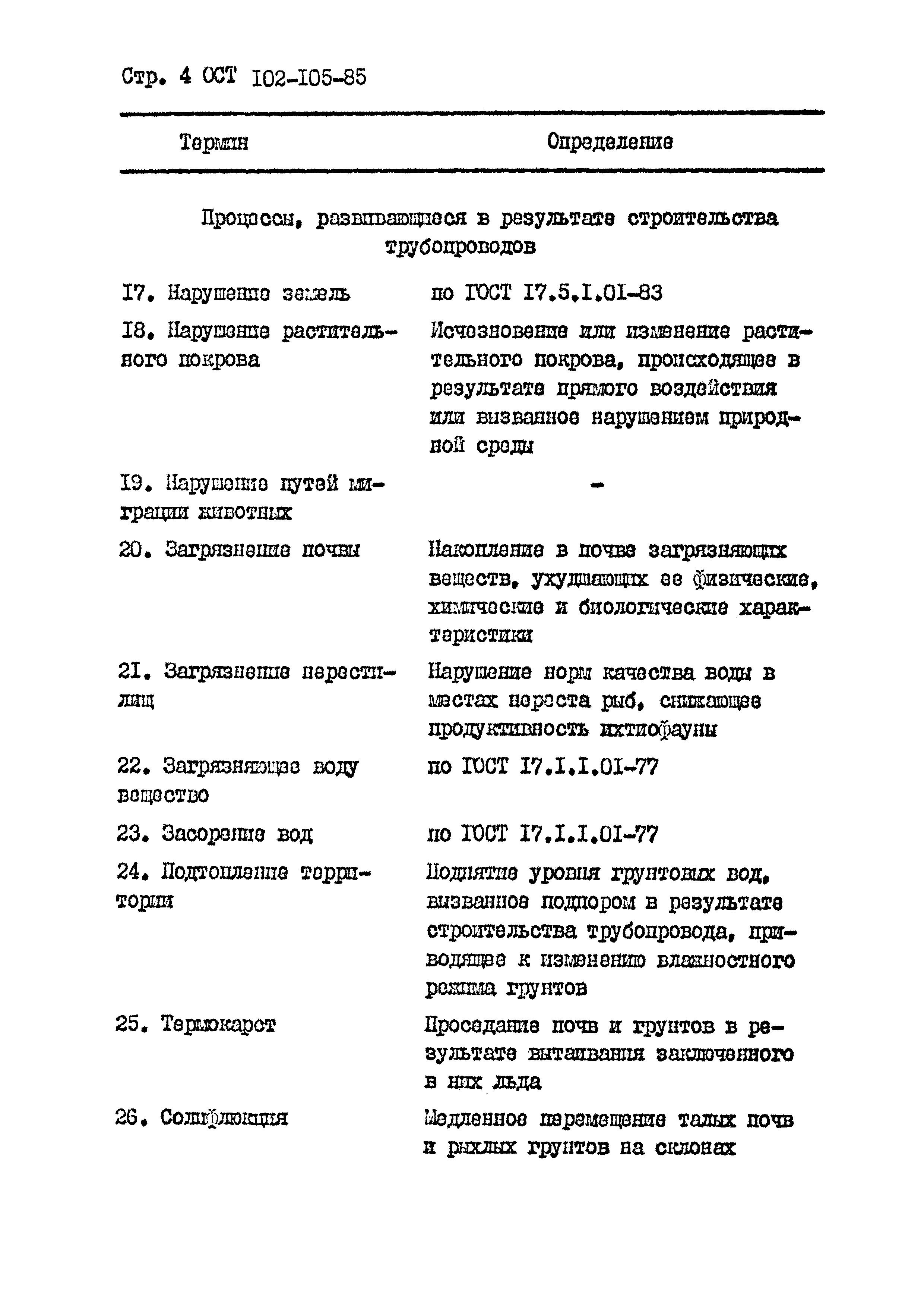 ОСТ 102-105-85