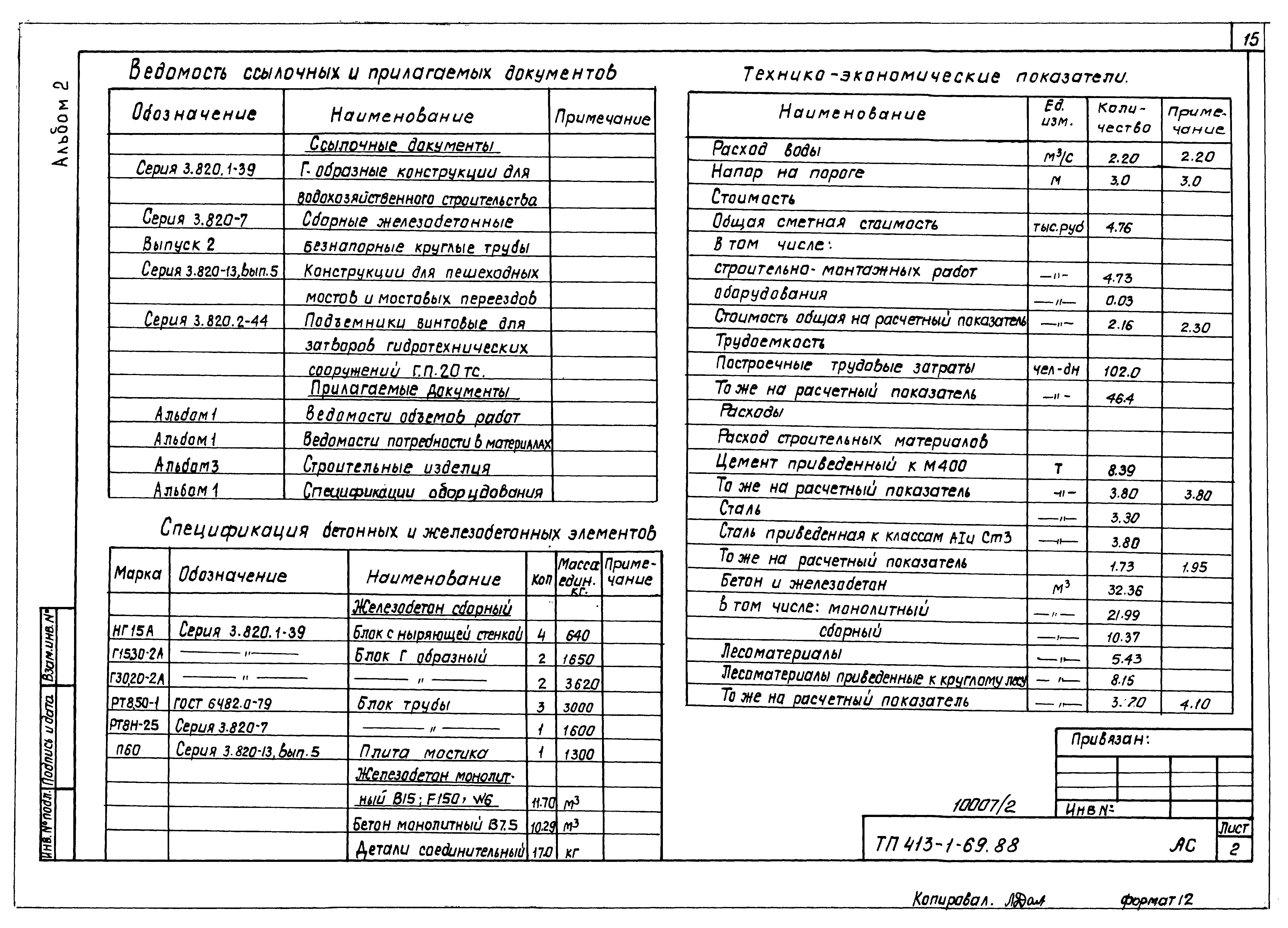 Типовой проект 413-1-69.88