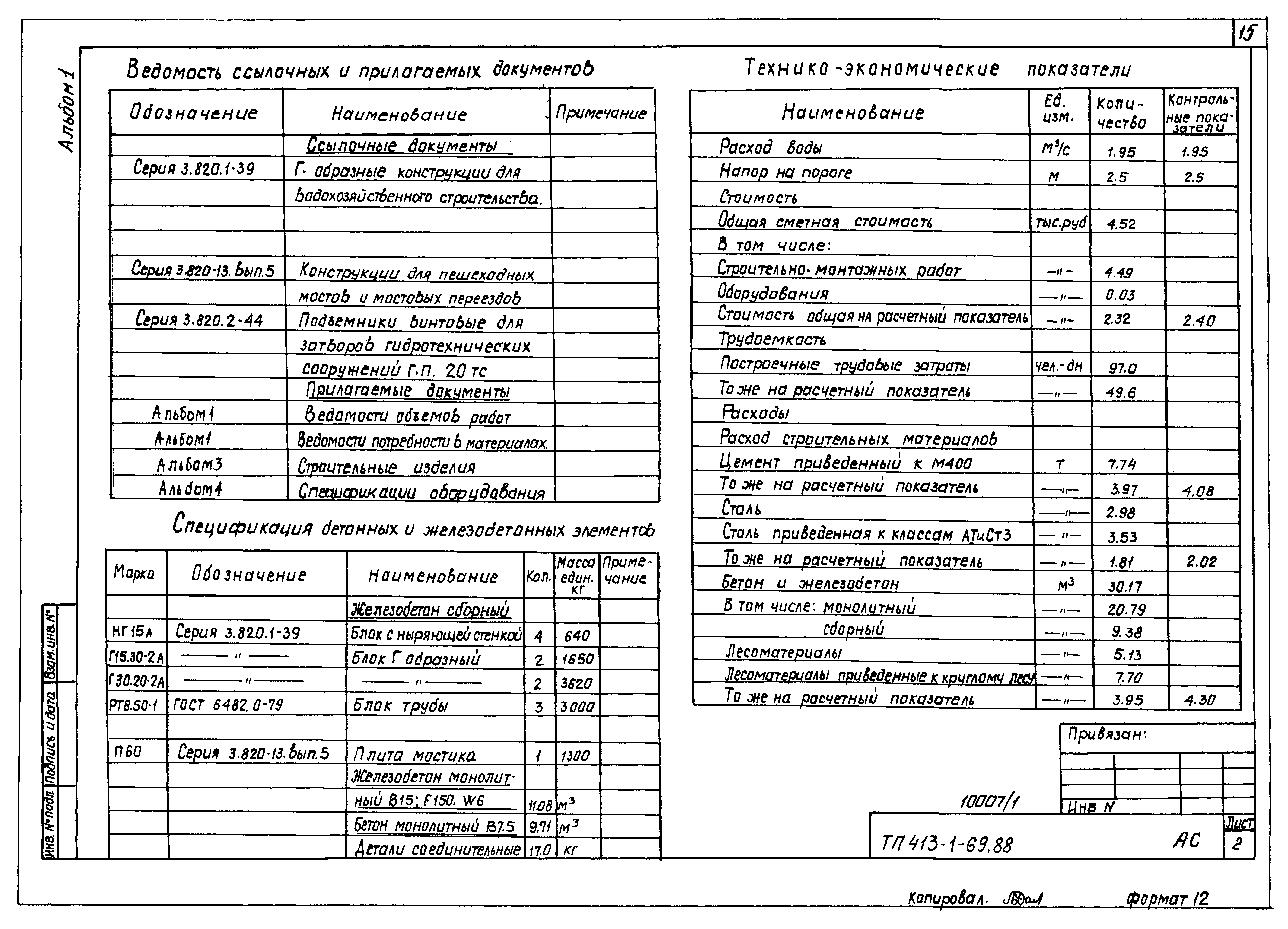 Типовой проект 413-1-69.88