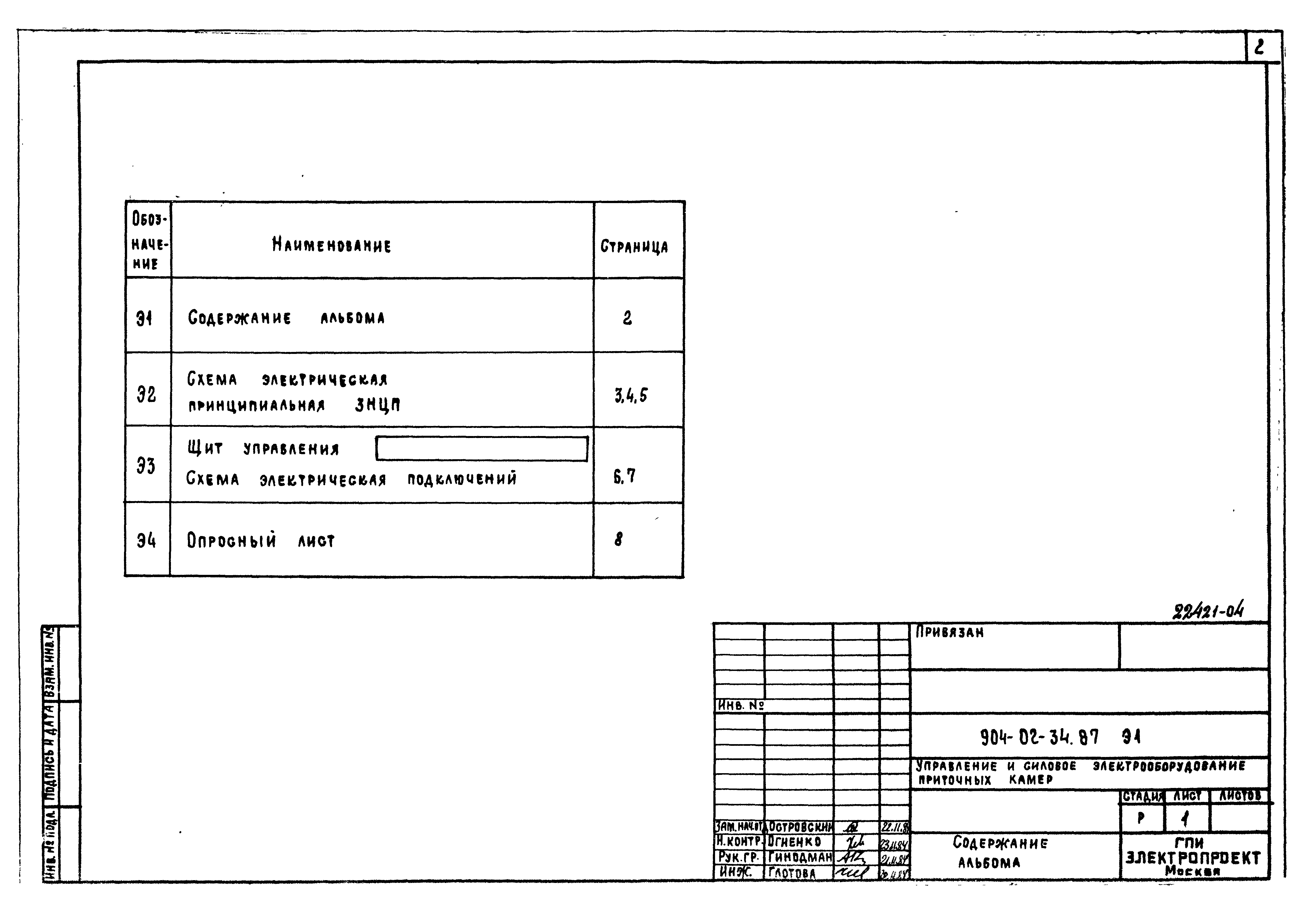 Типовые материалы для проектирования 904-02-34.87