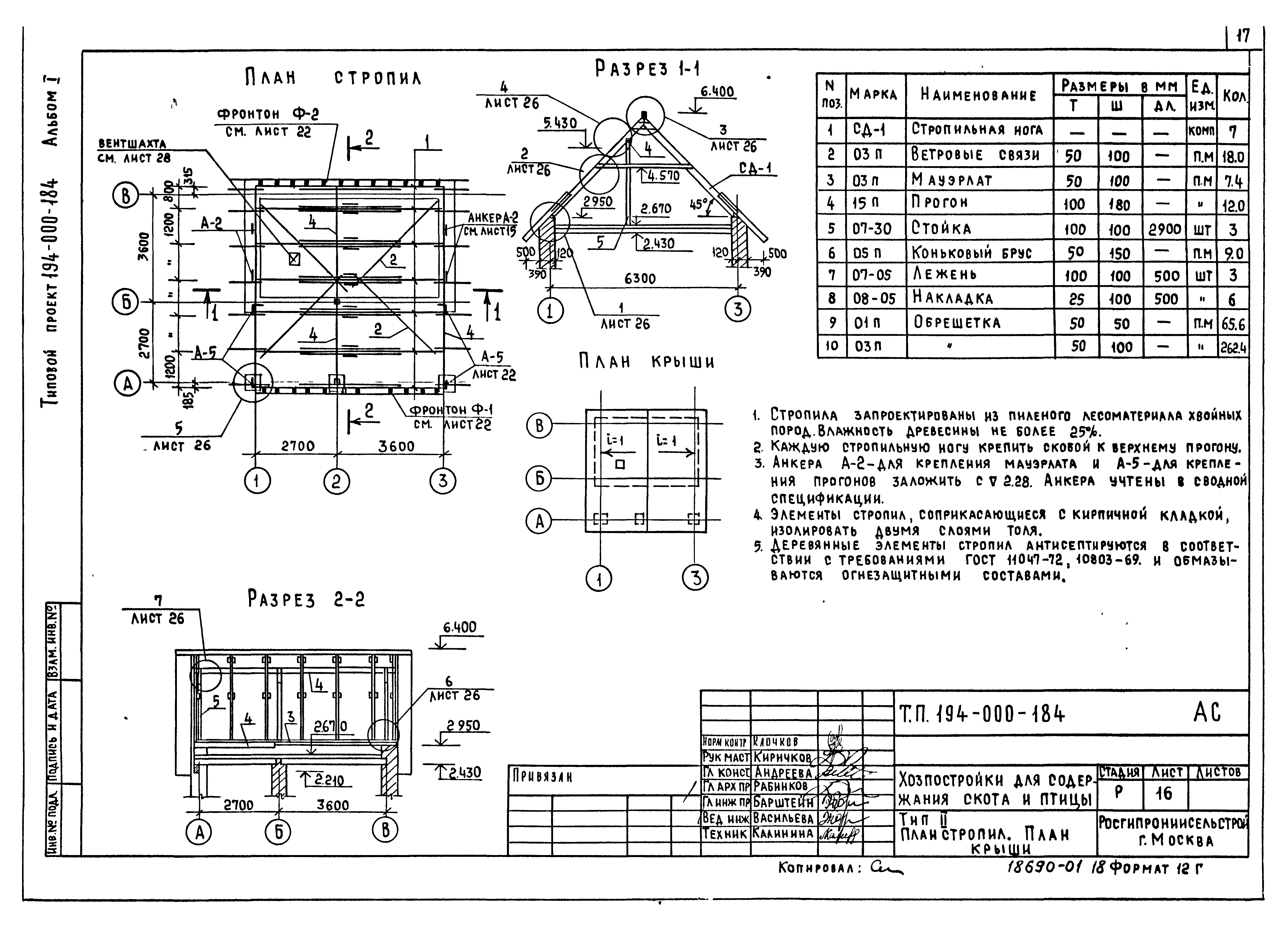 Типовой проект 194-000-184