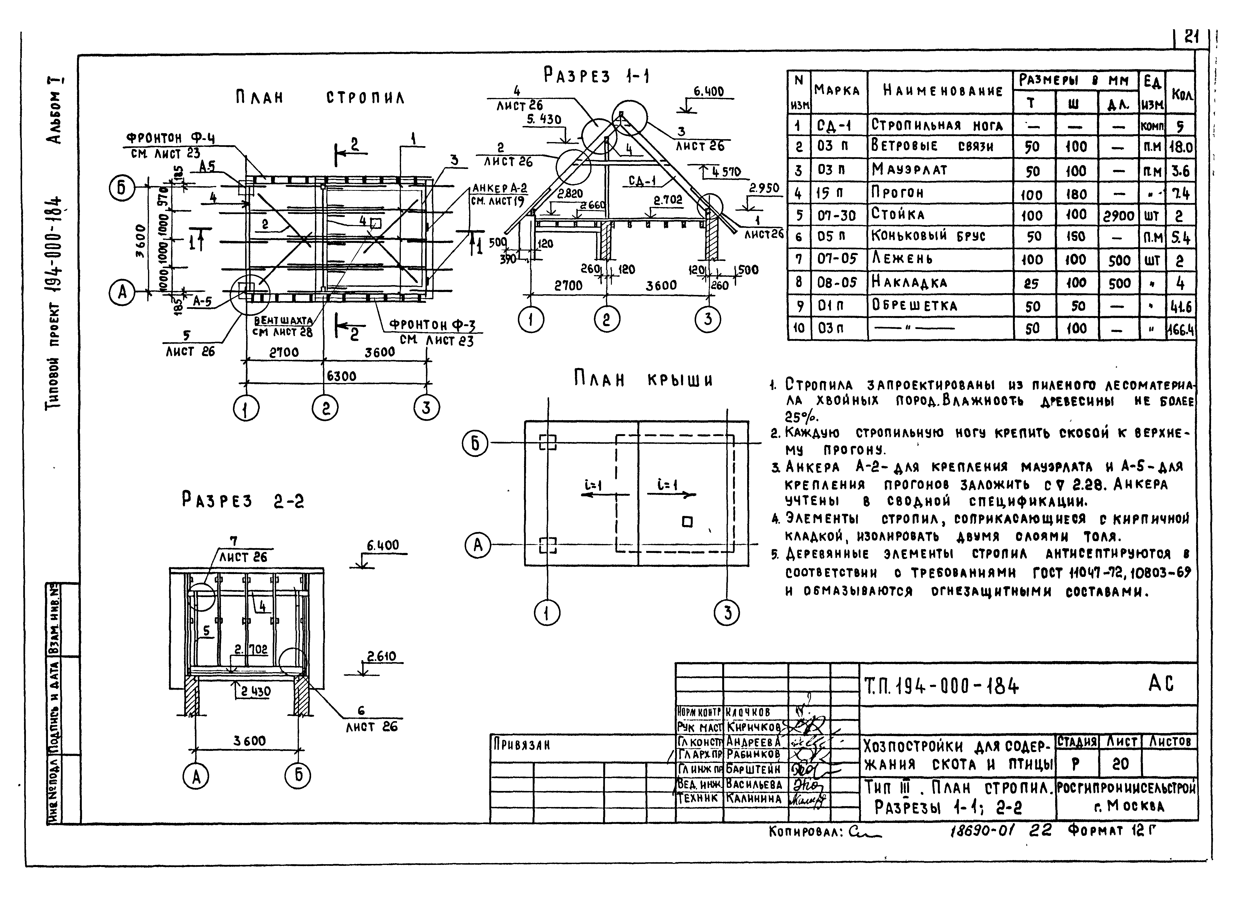 Типовой проект 194-000-184