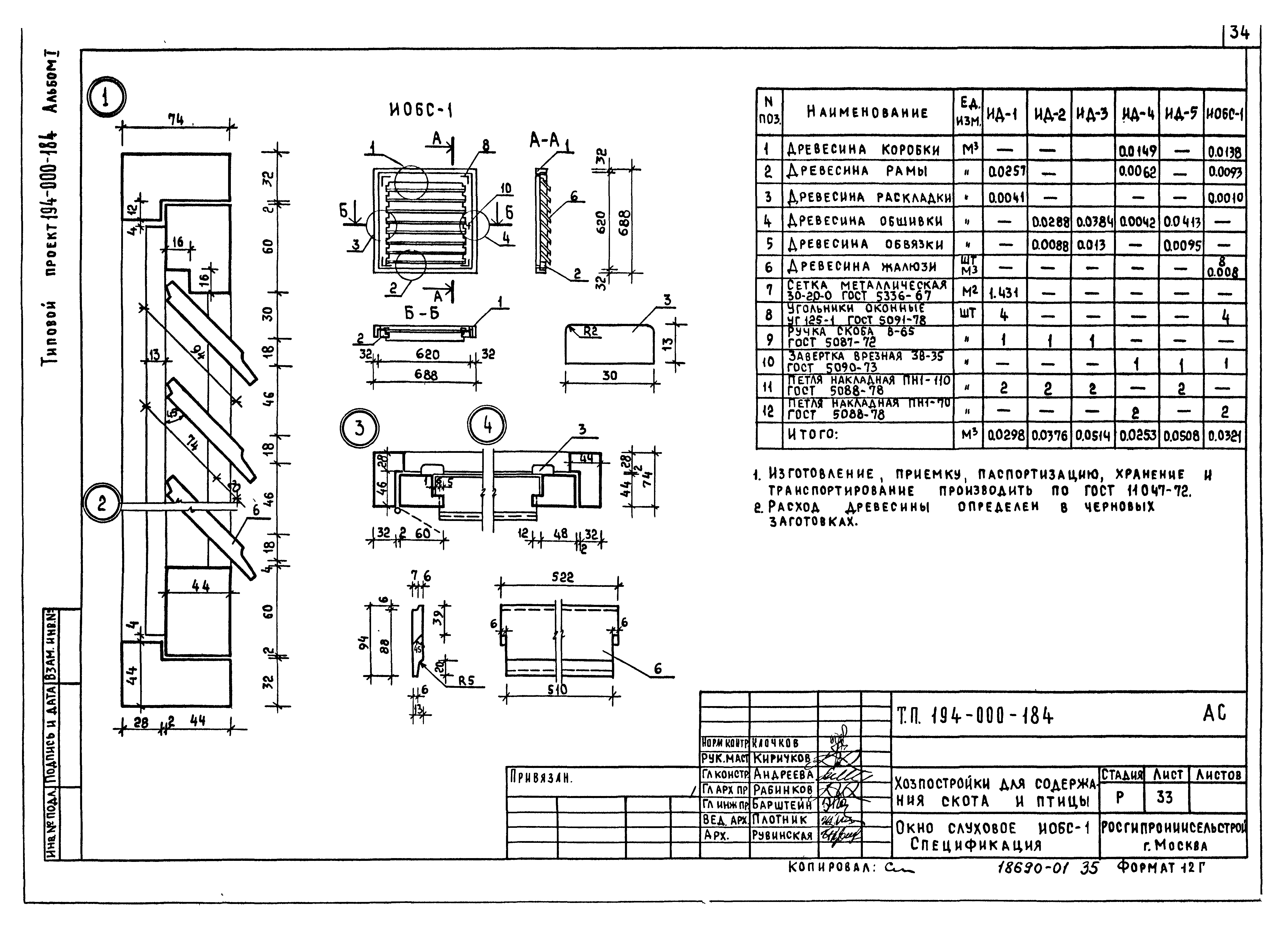 Типовой проект 194-000-184