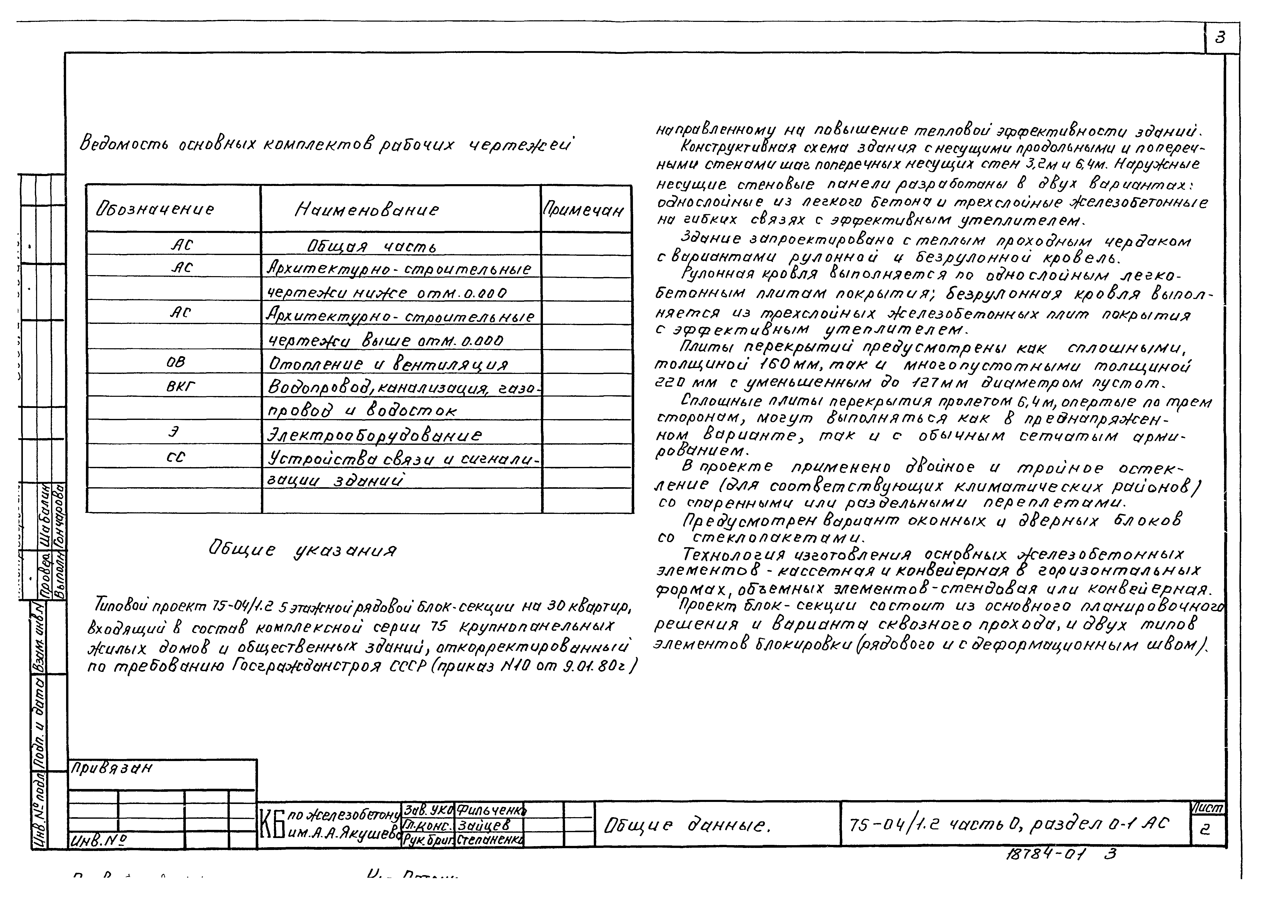 Типовой проект 75-04/1.2