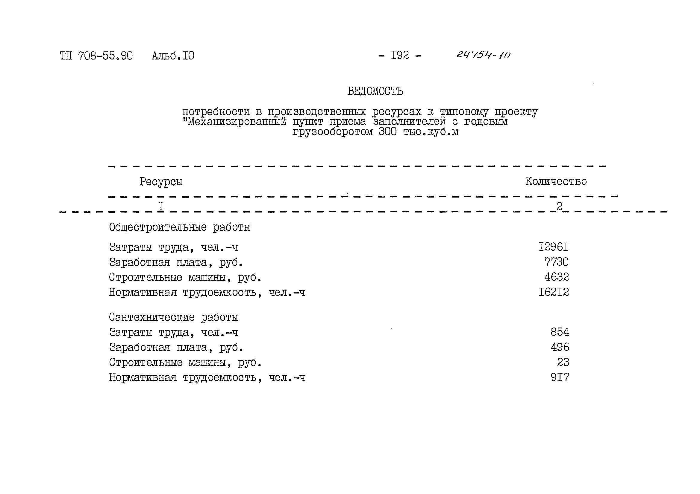 Типовой проект 708-55.90