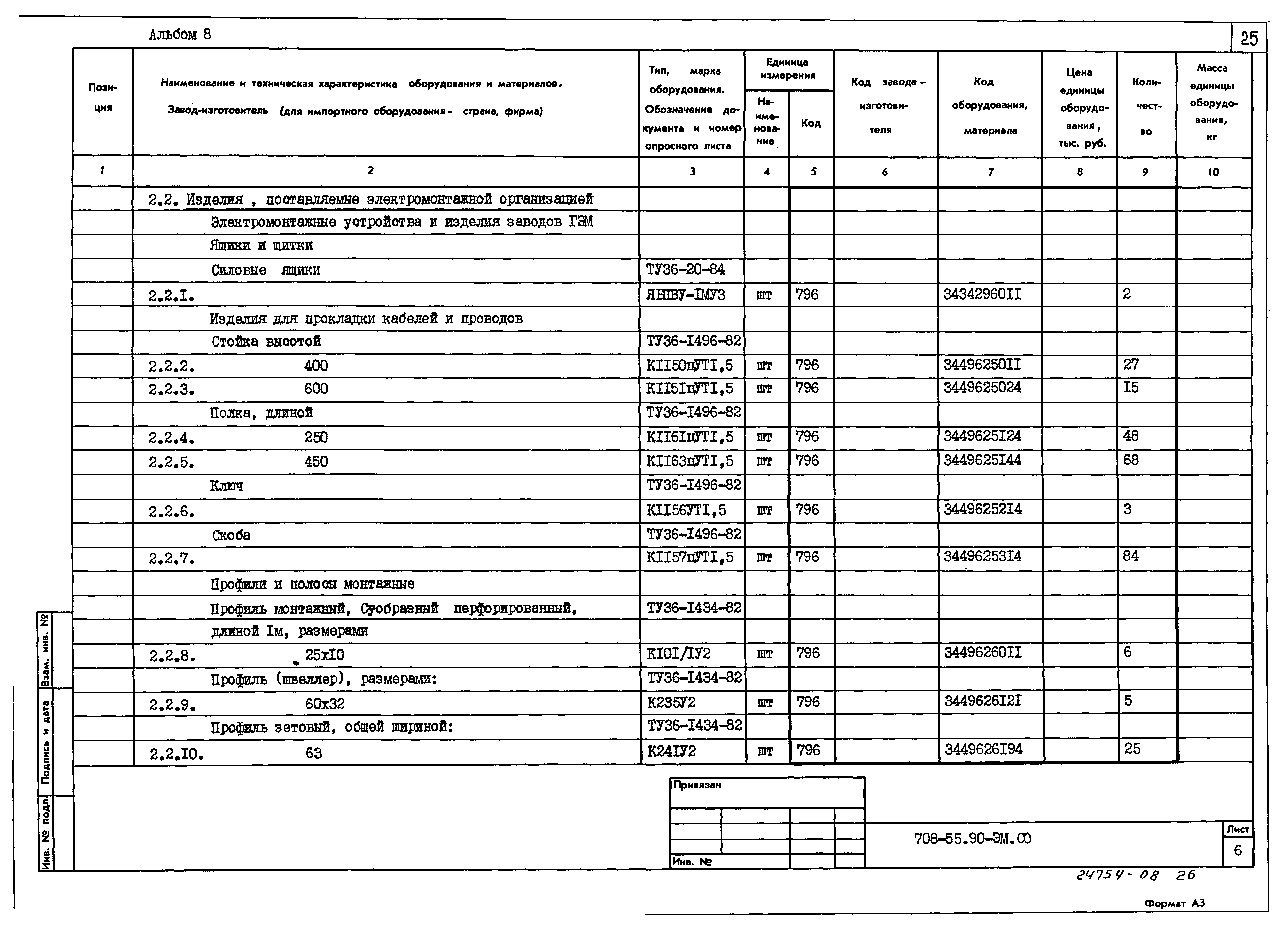 Типовой проект 708-55.90