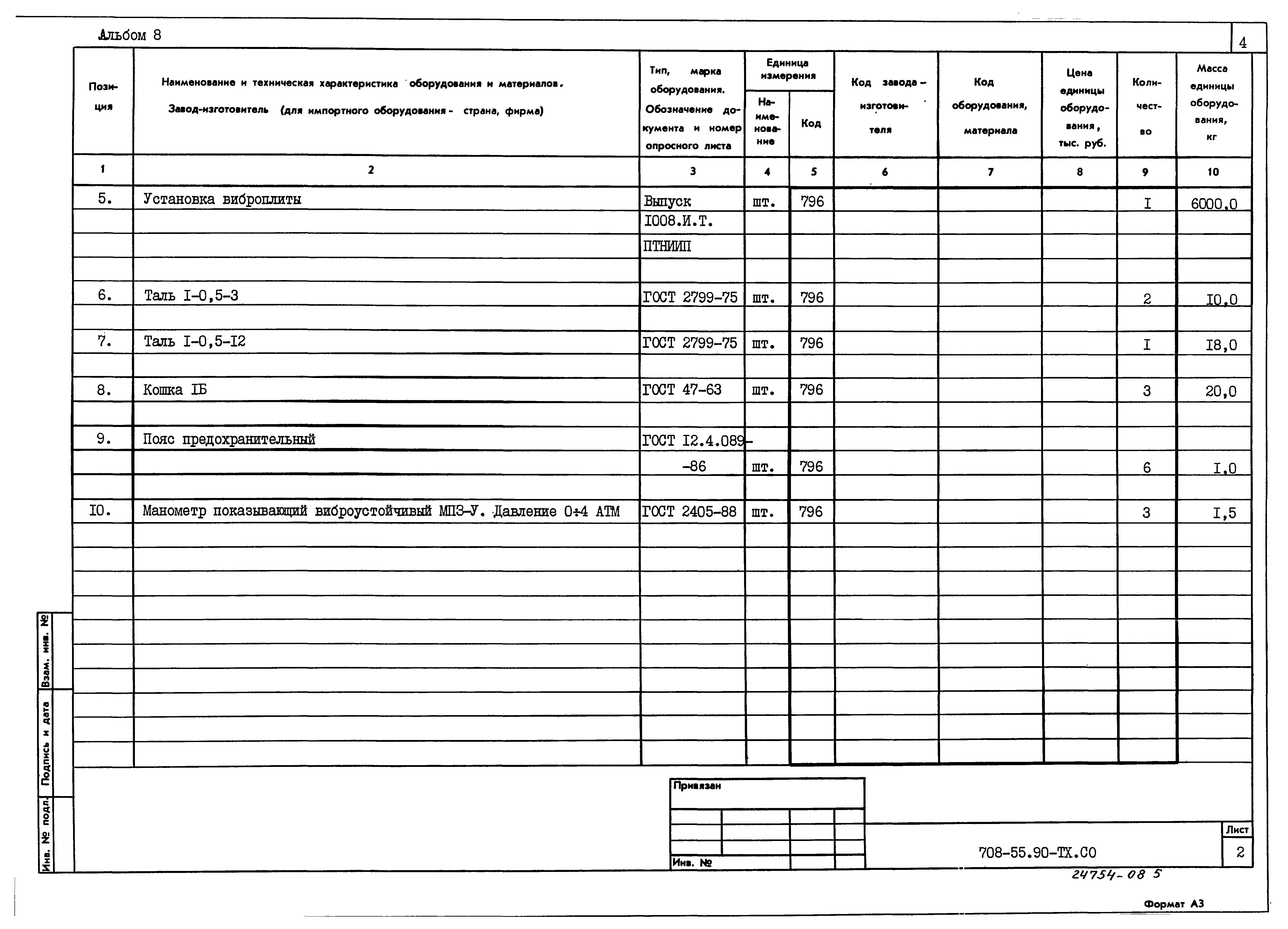 Типовой проект 708-55.90