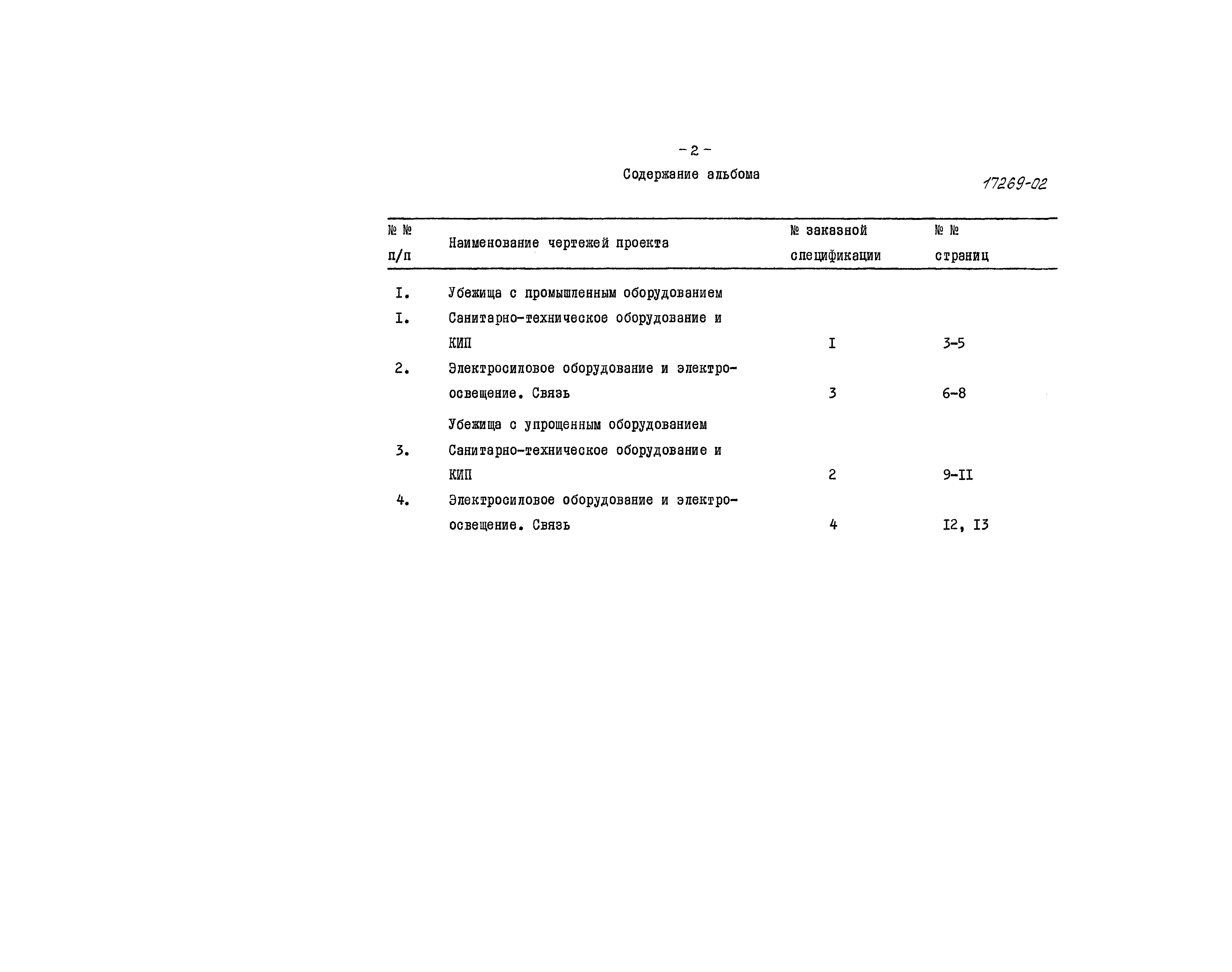 Типовой проект Ау-II,III-100-80/46