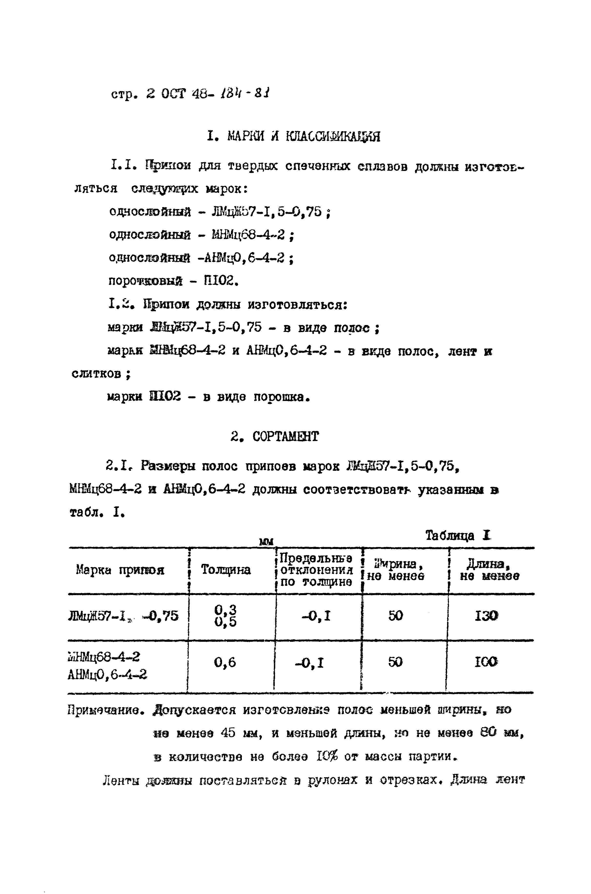 ОСТ 48-184-81