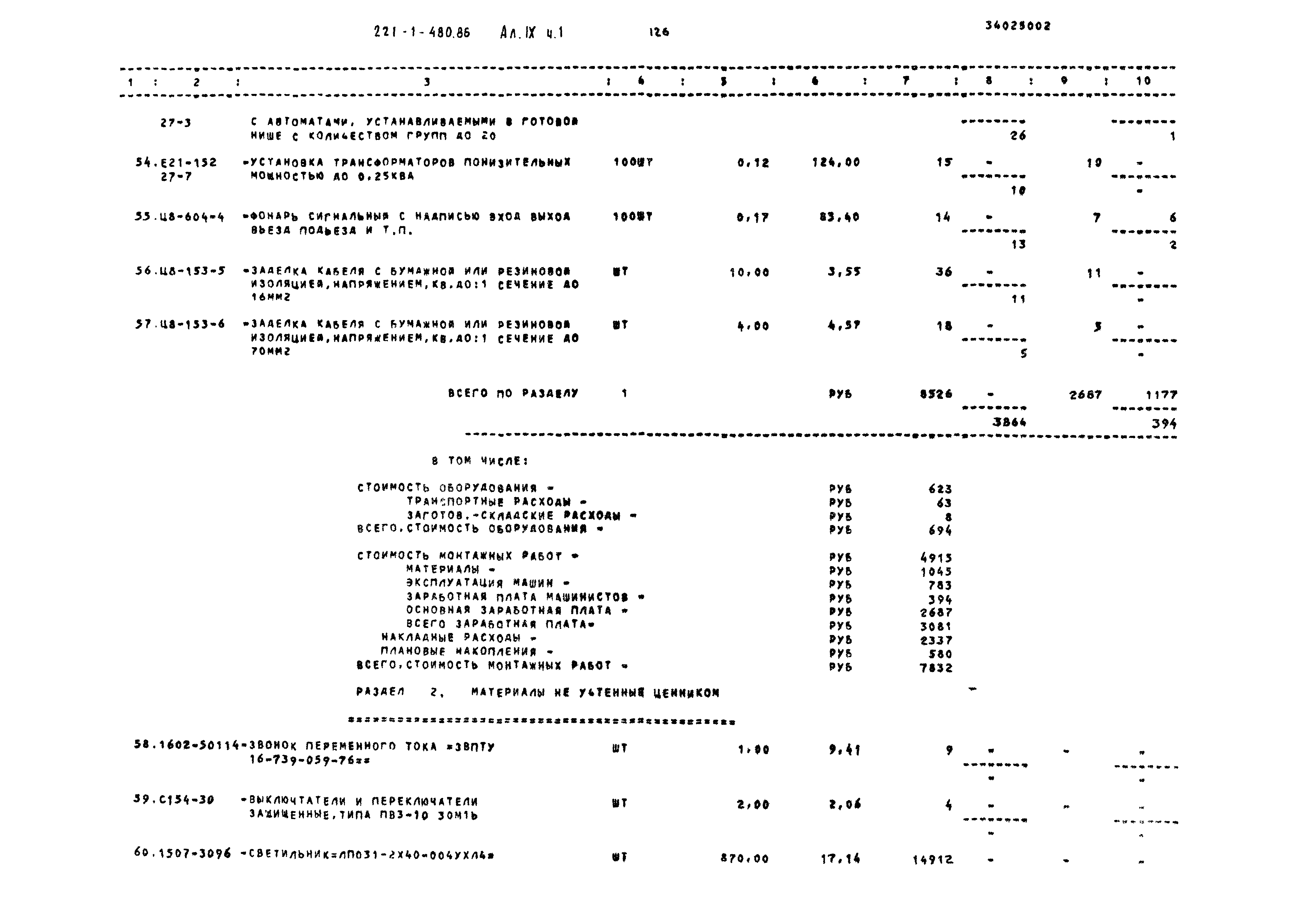 Типовой проект 221-1-480.86