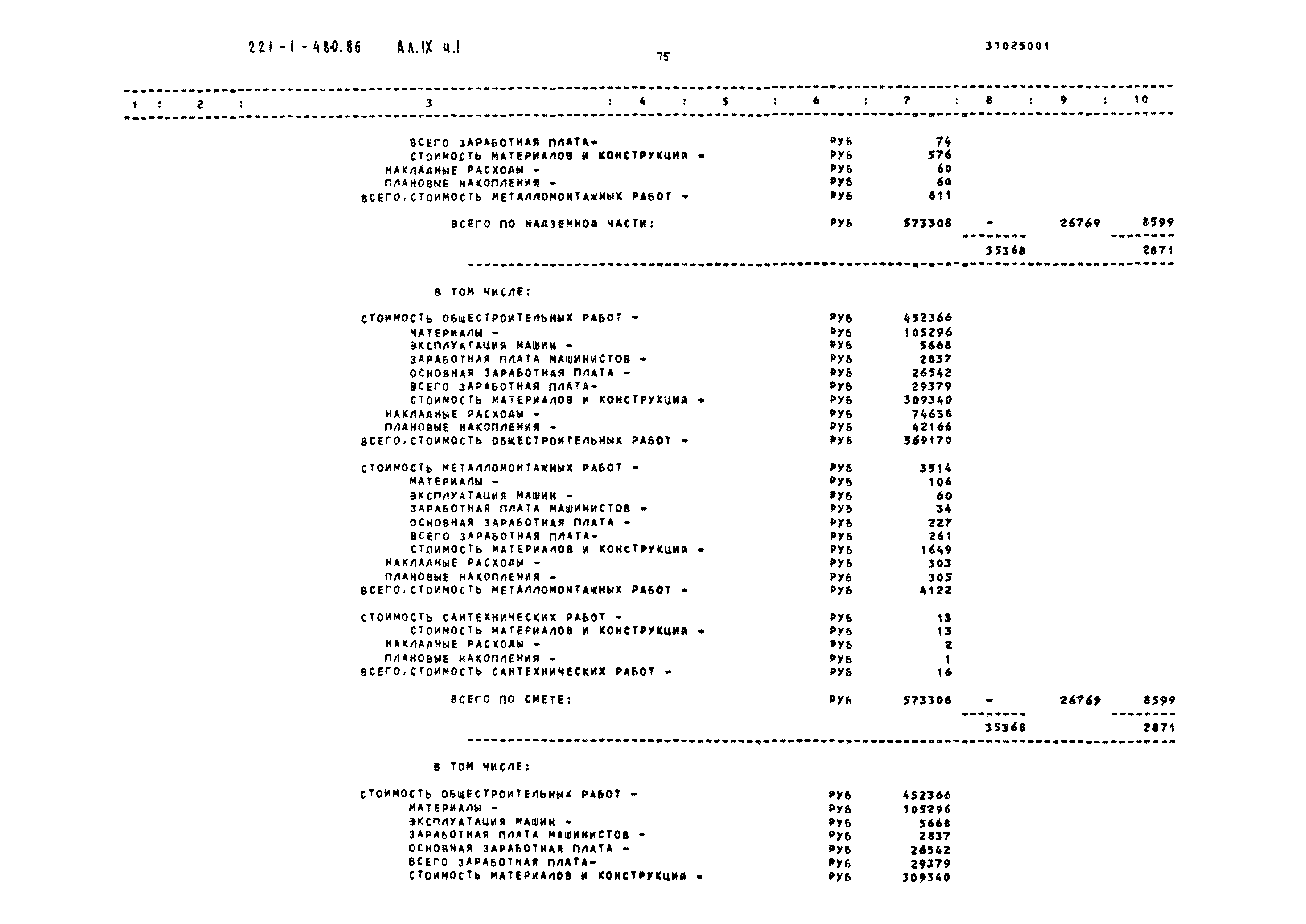 Типовой проект 221-1-480.86