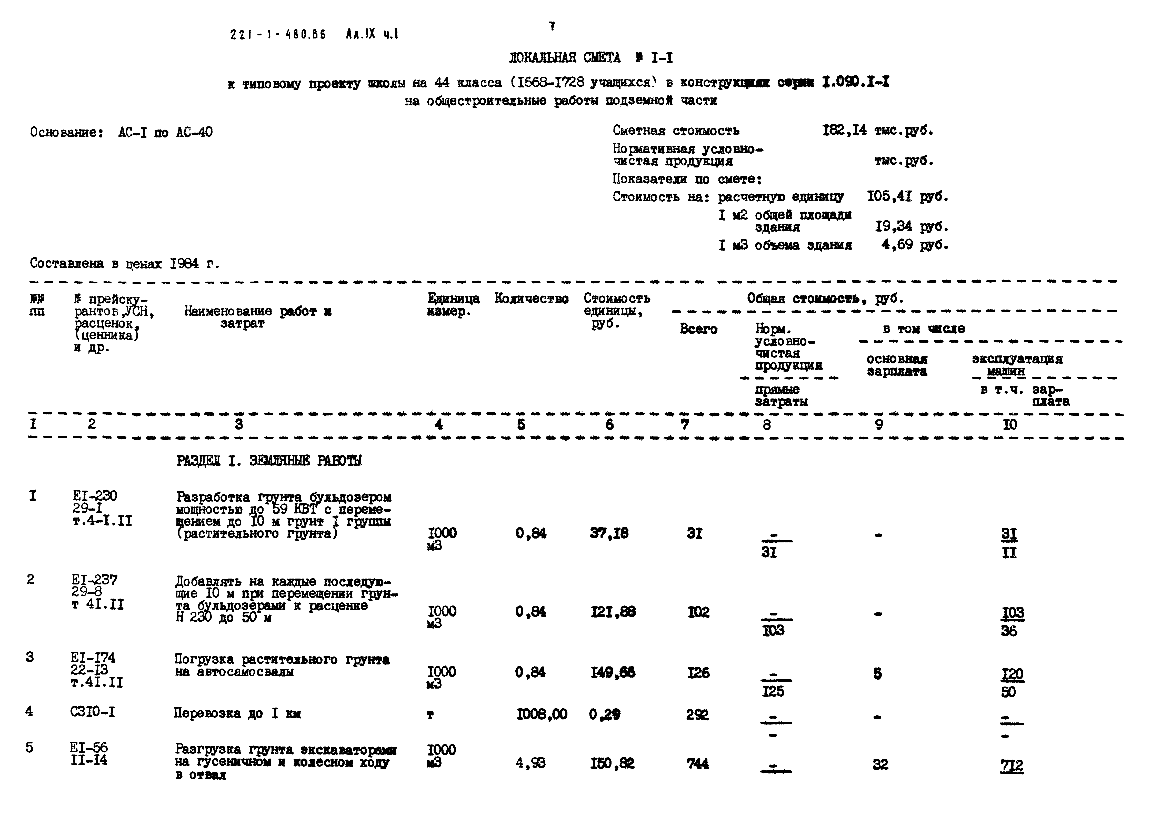 Типовой проект 221-1-480.86