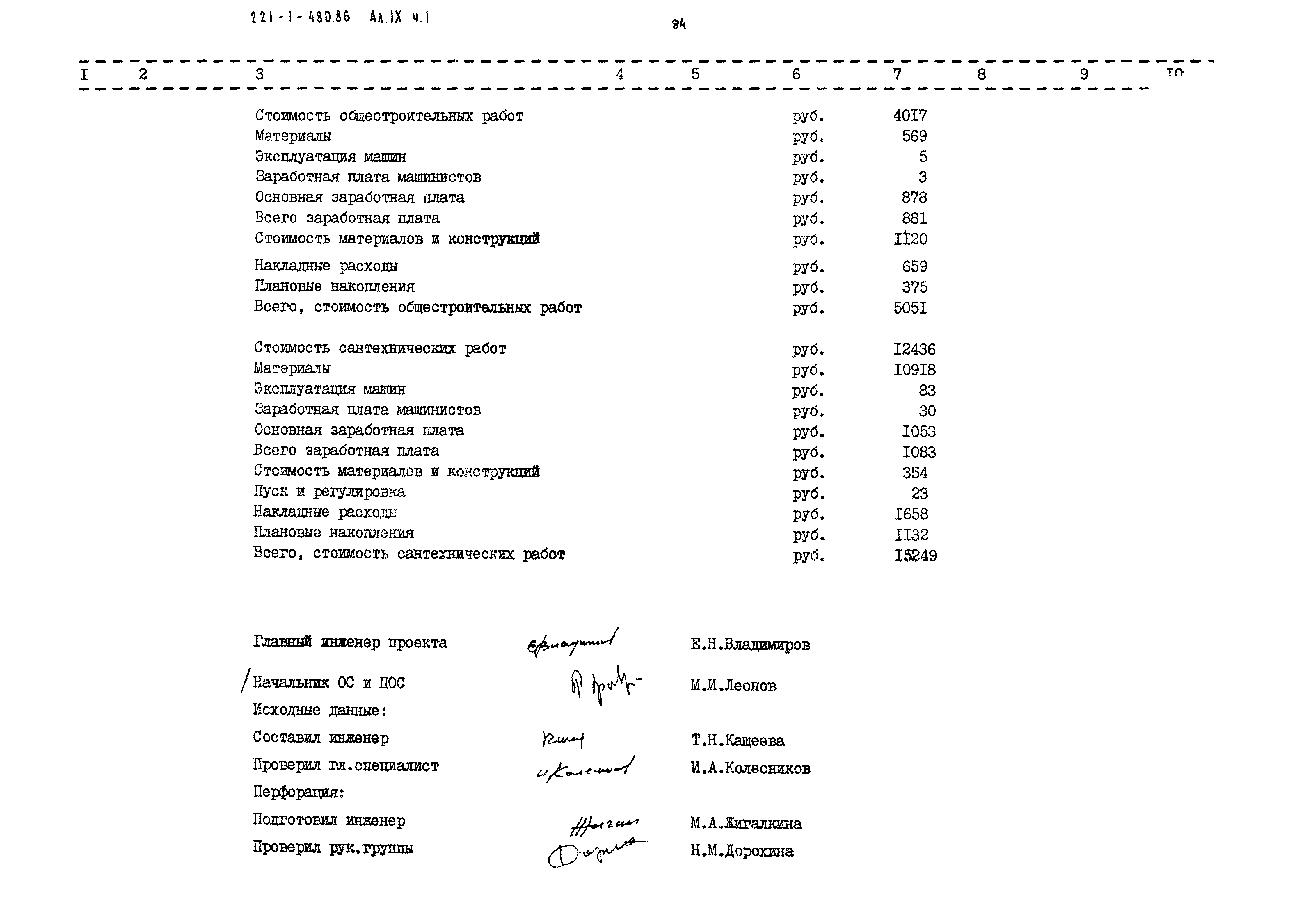 Типовой проект 221-1-480.86