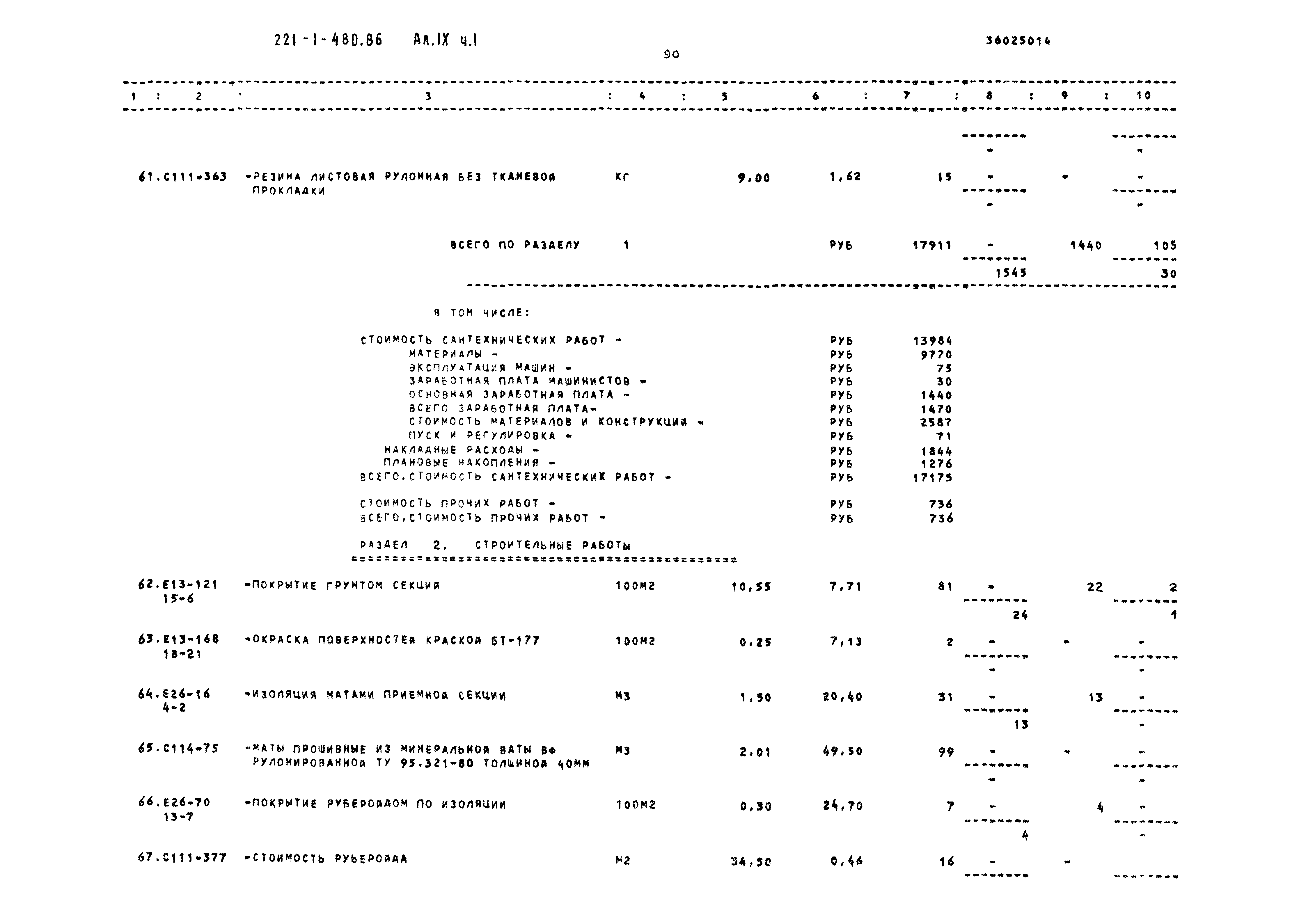 Типовой проект 221-1-480.86