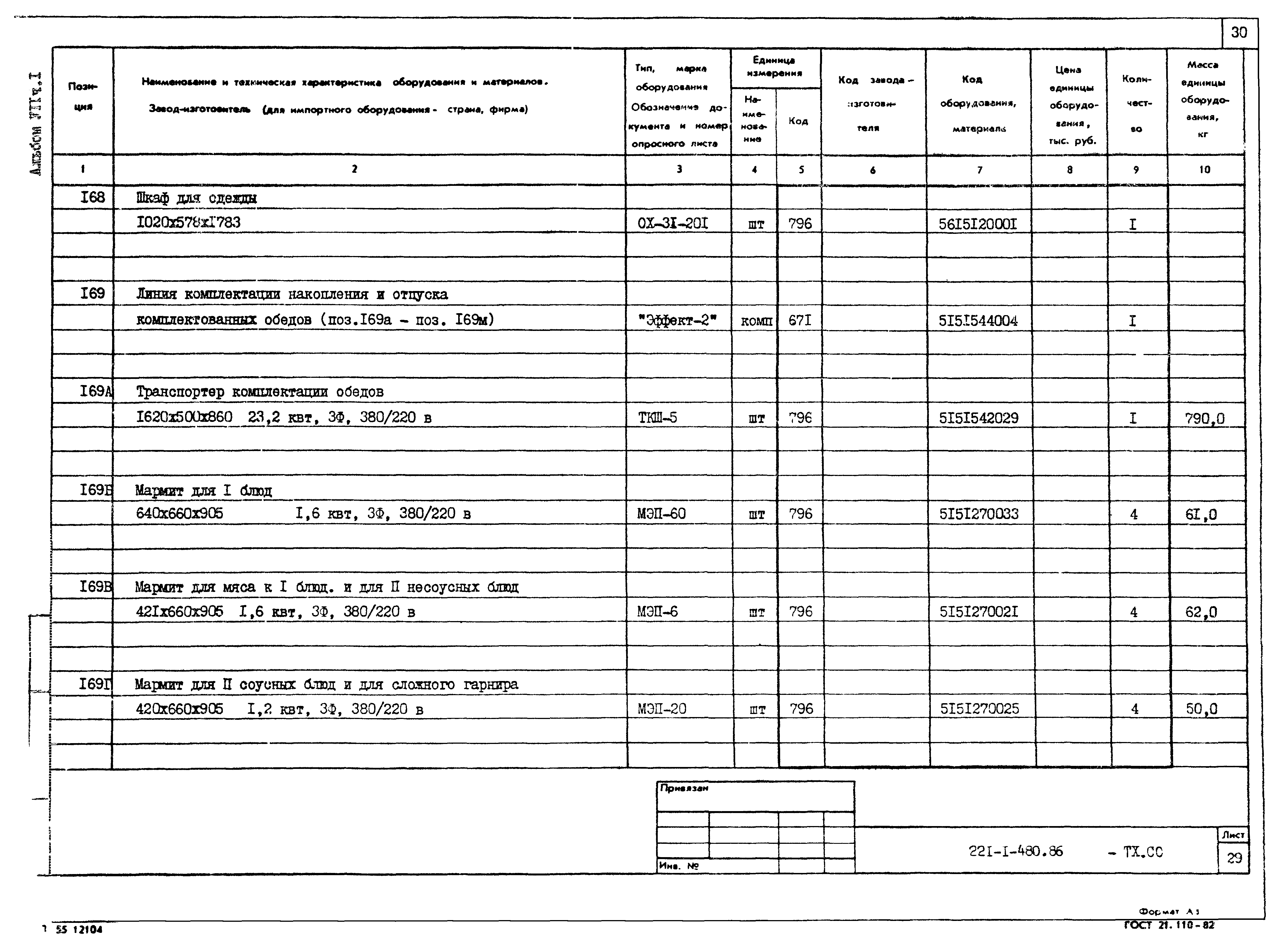 Типовой проект 221-1-480.86