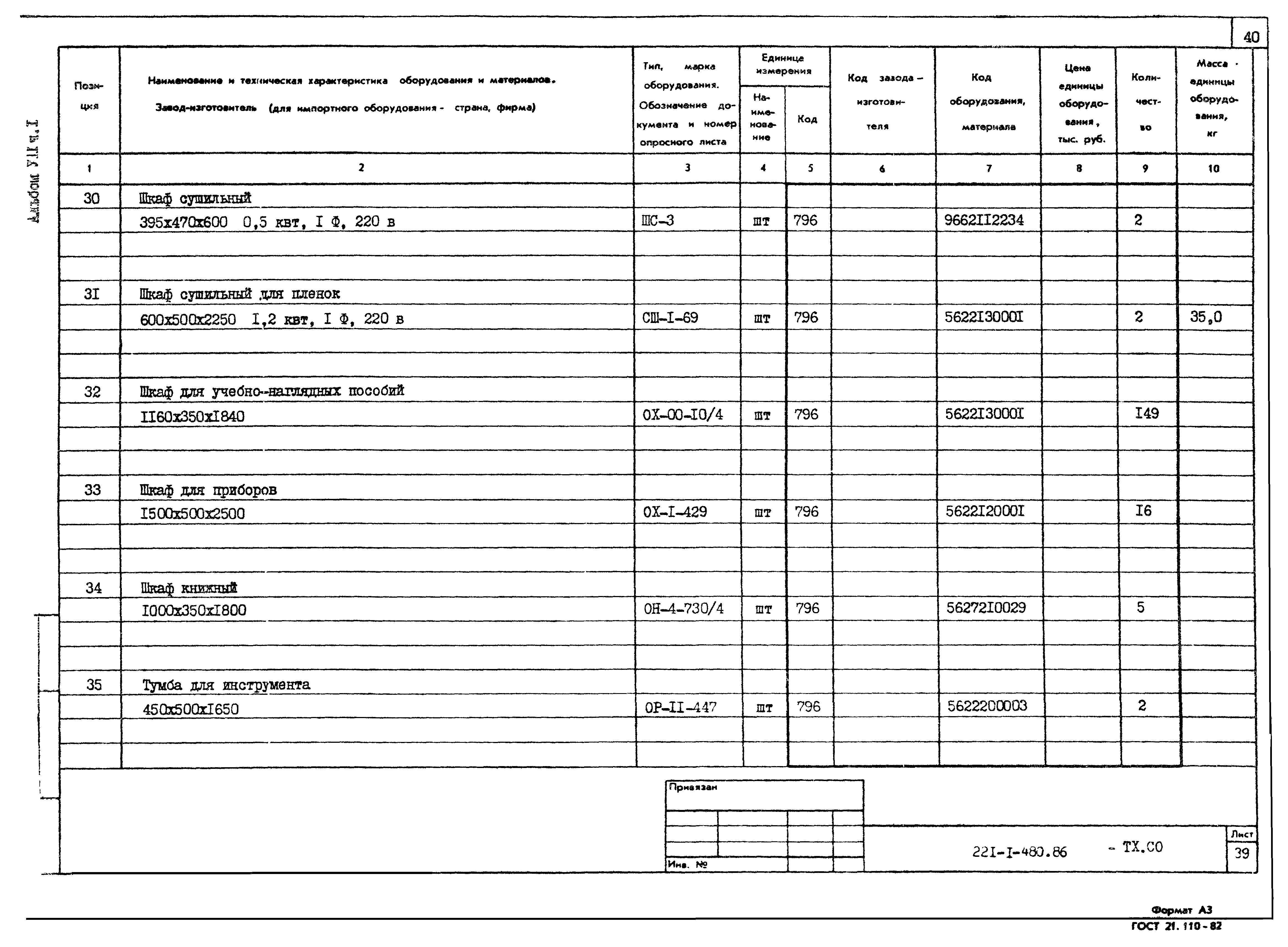 Типовой проект 221-1-480.86