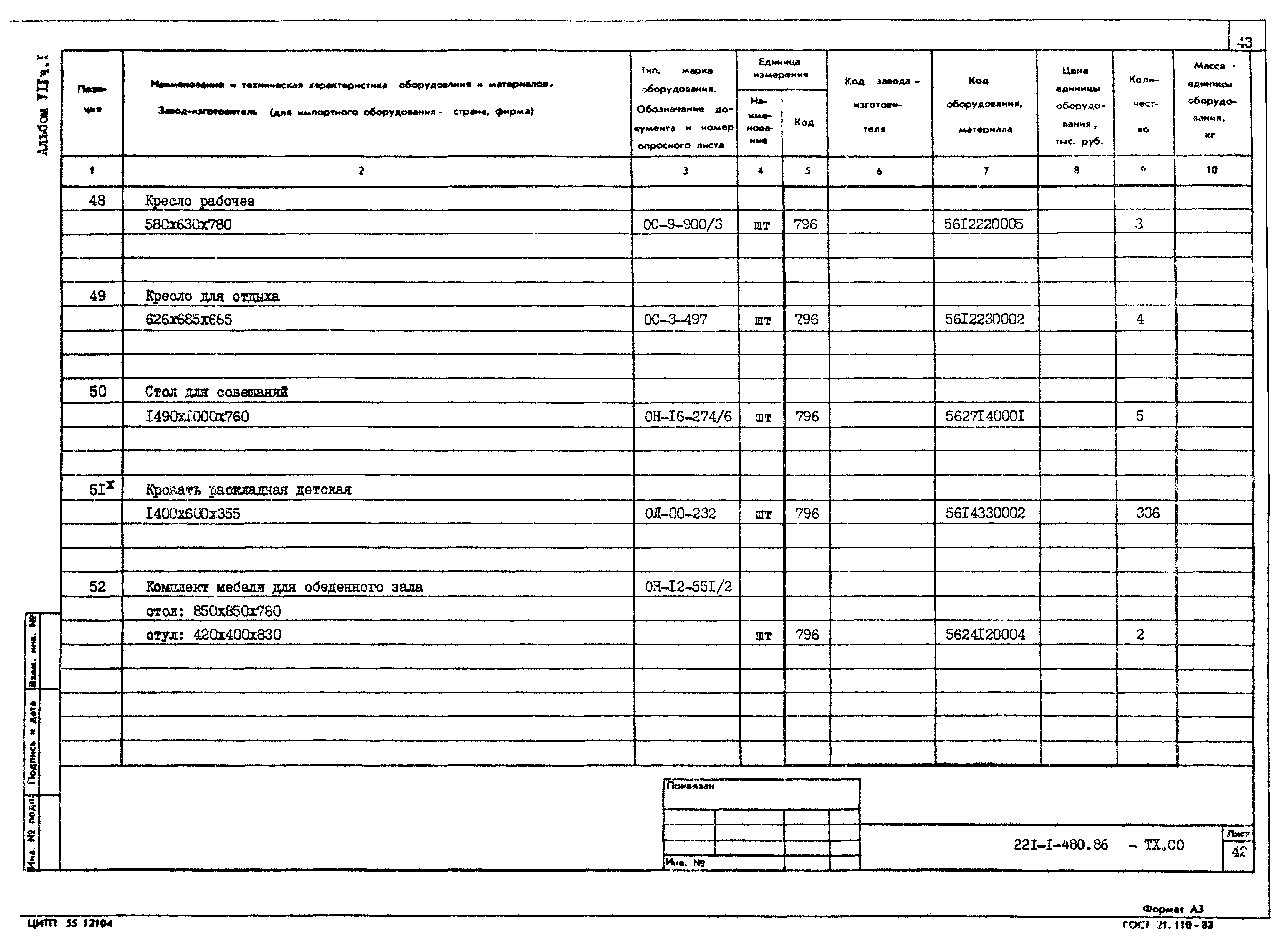 Типовой проект 221-1-480.86