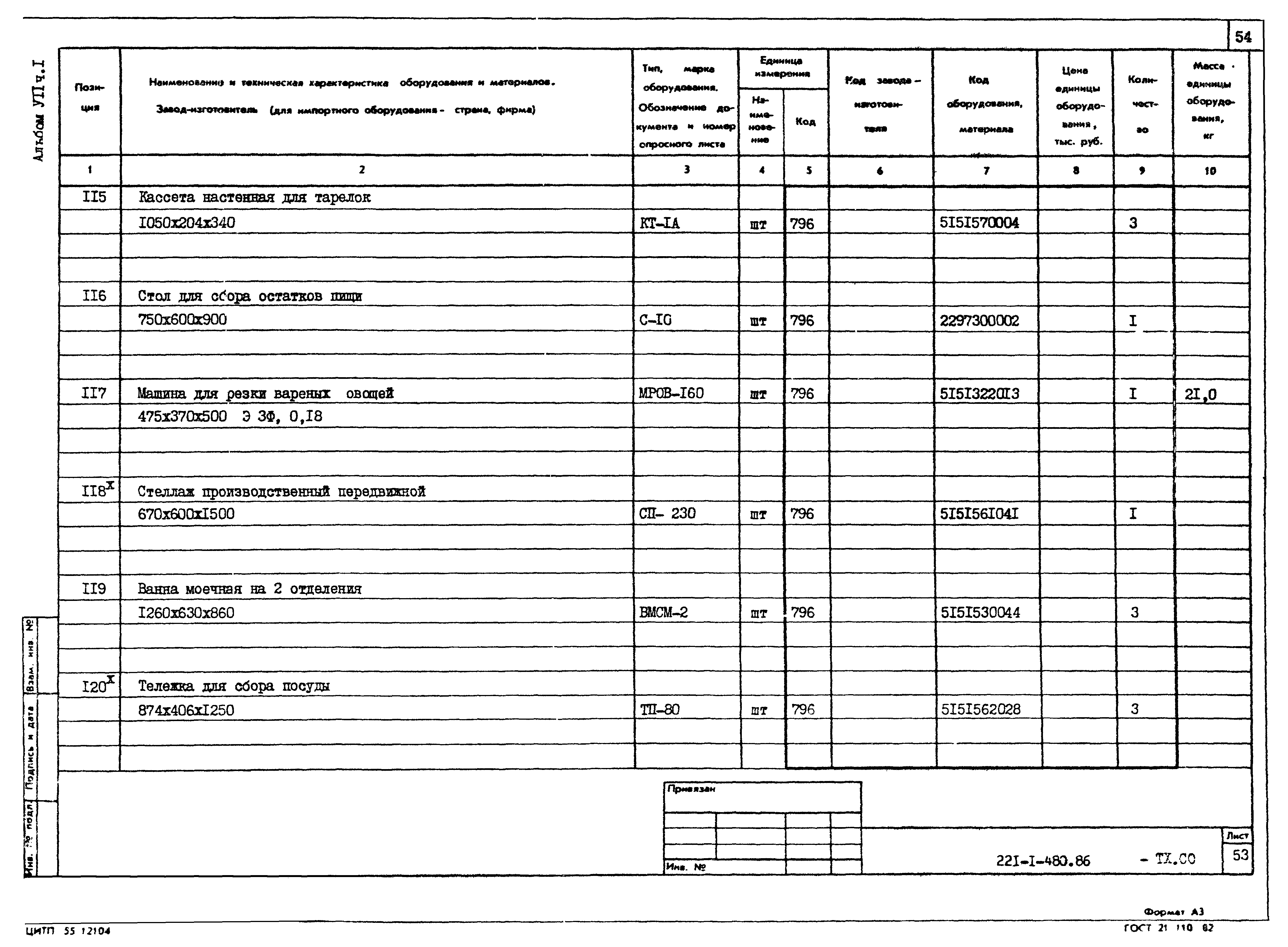 Типовой проект 221-1-480.86