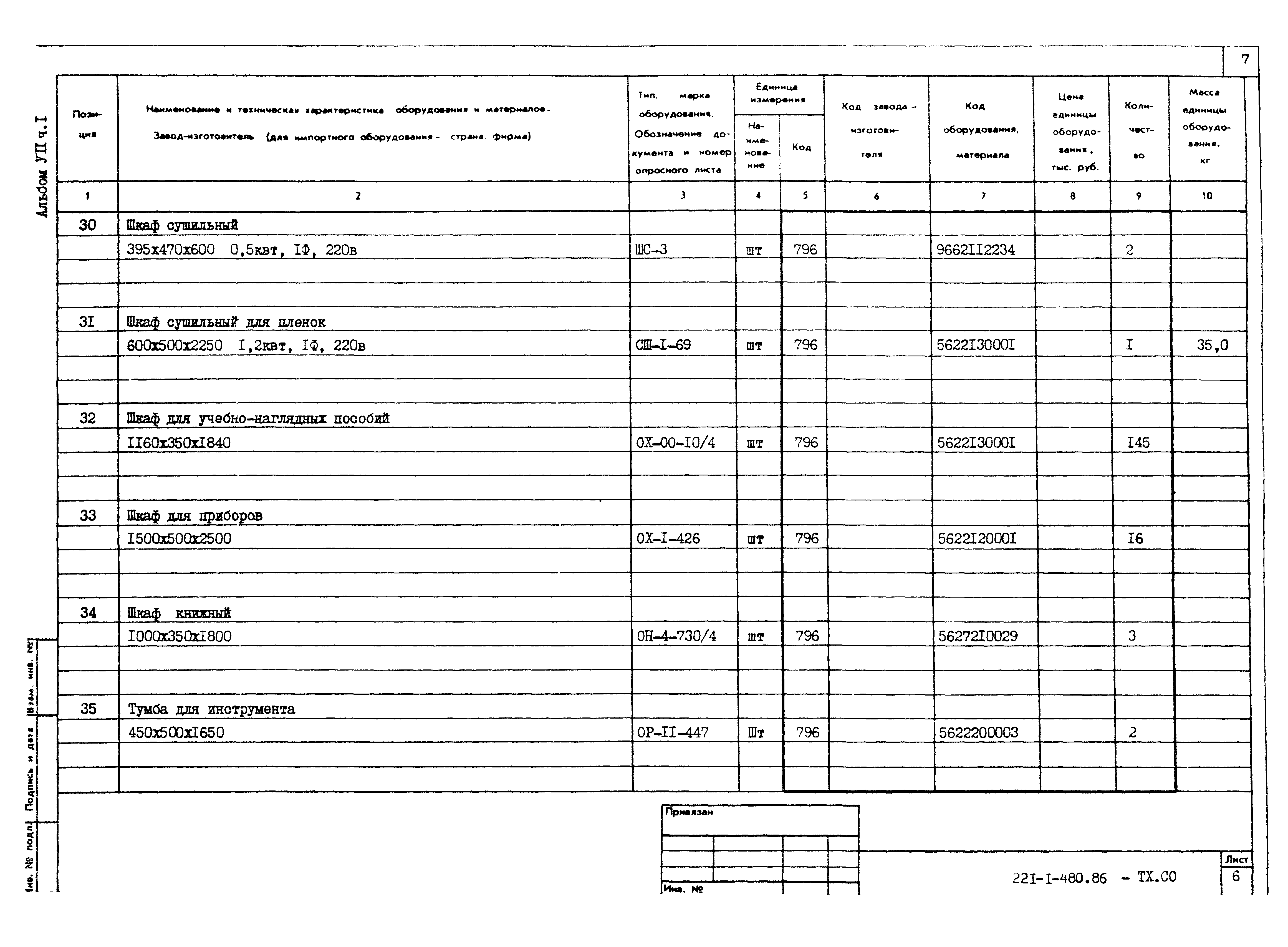 Типовой проект 221-1-480.86