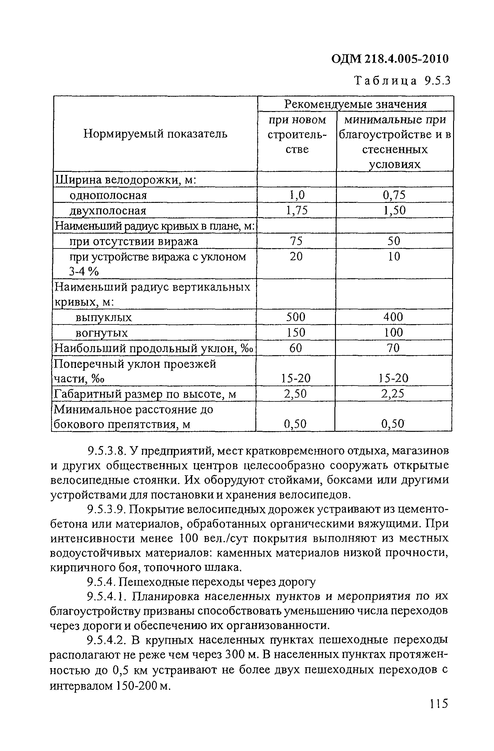 ОДМ 218.4.005-2010