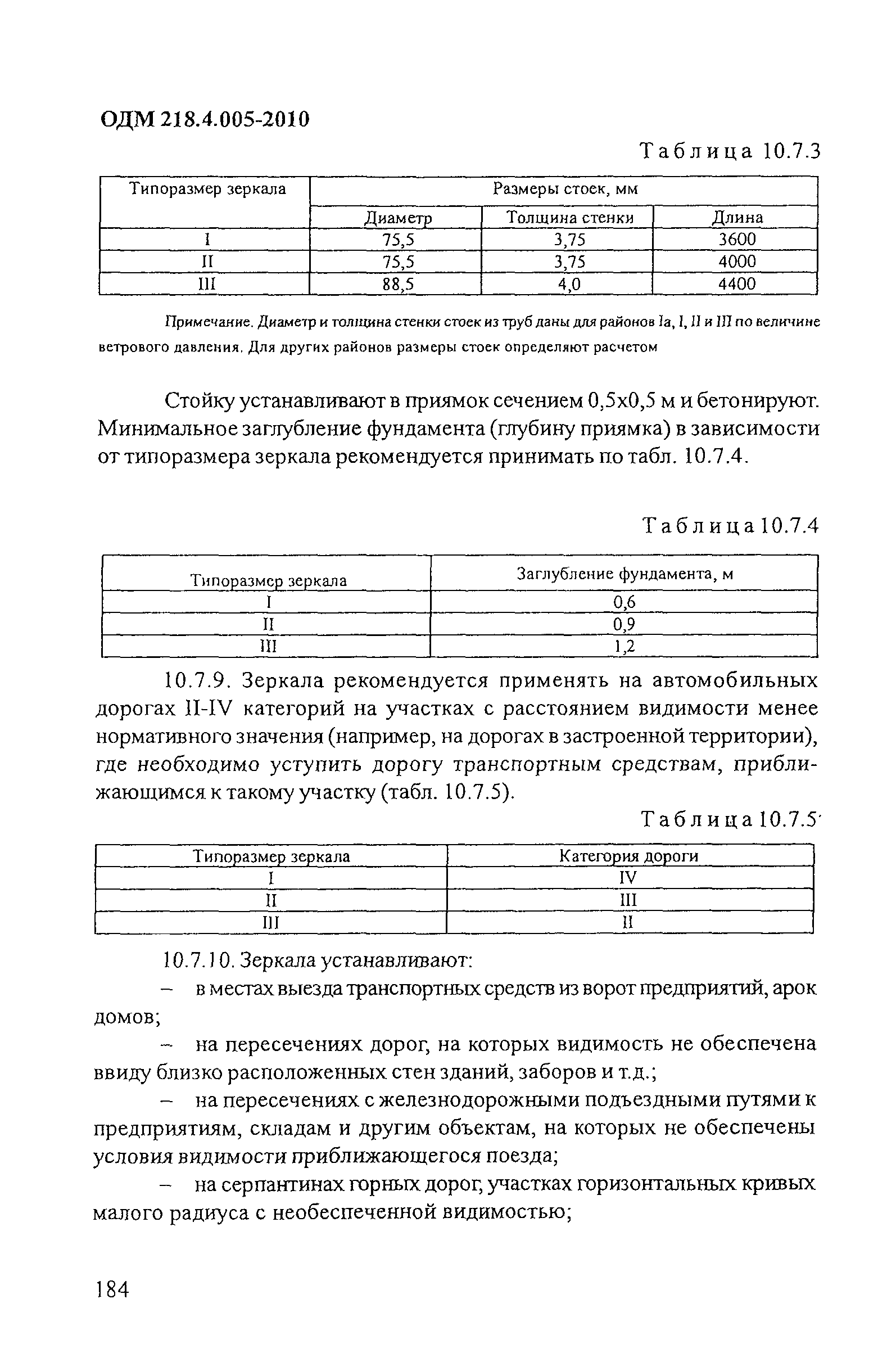 ОДМ 218.4.005-2010