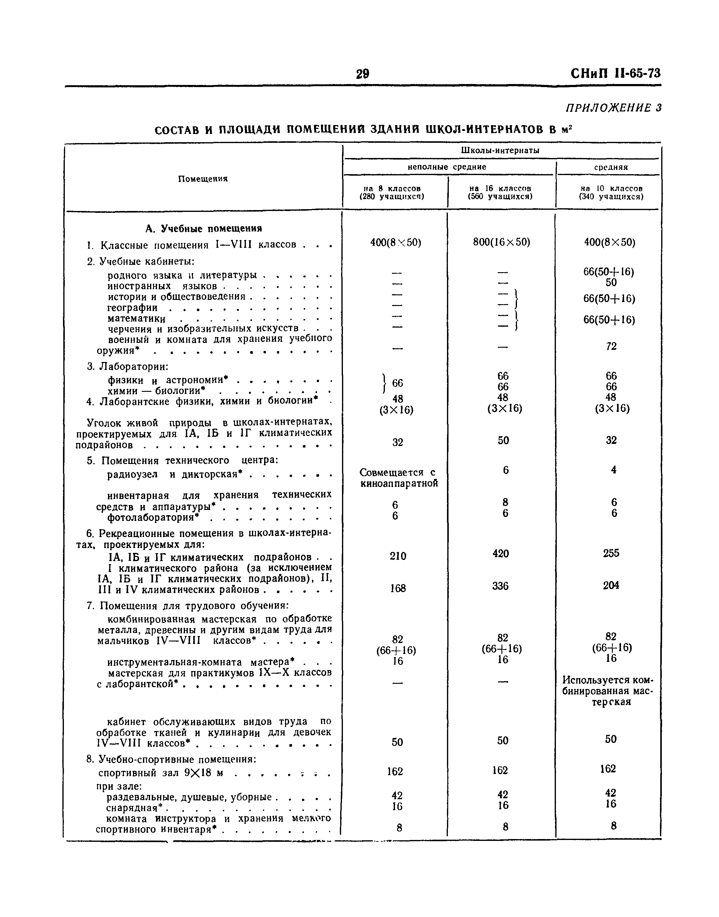 СНиП II-65-73