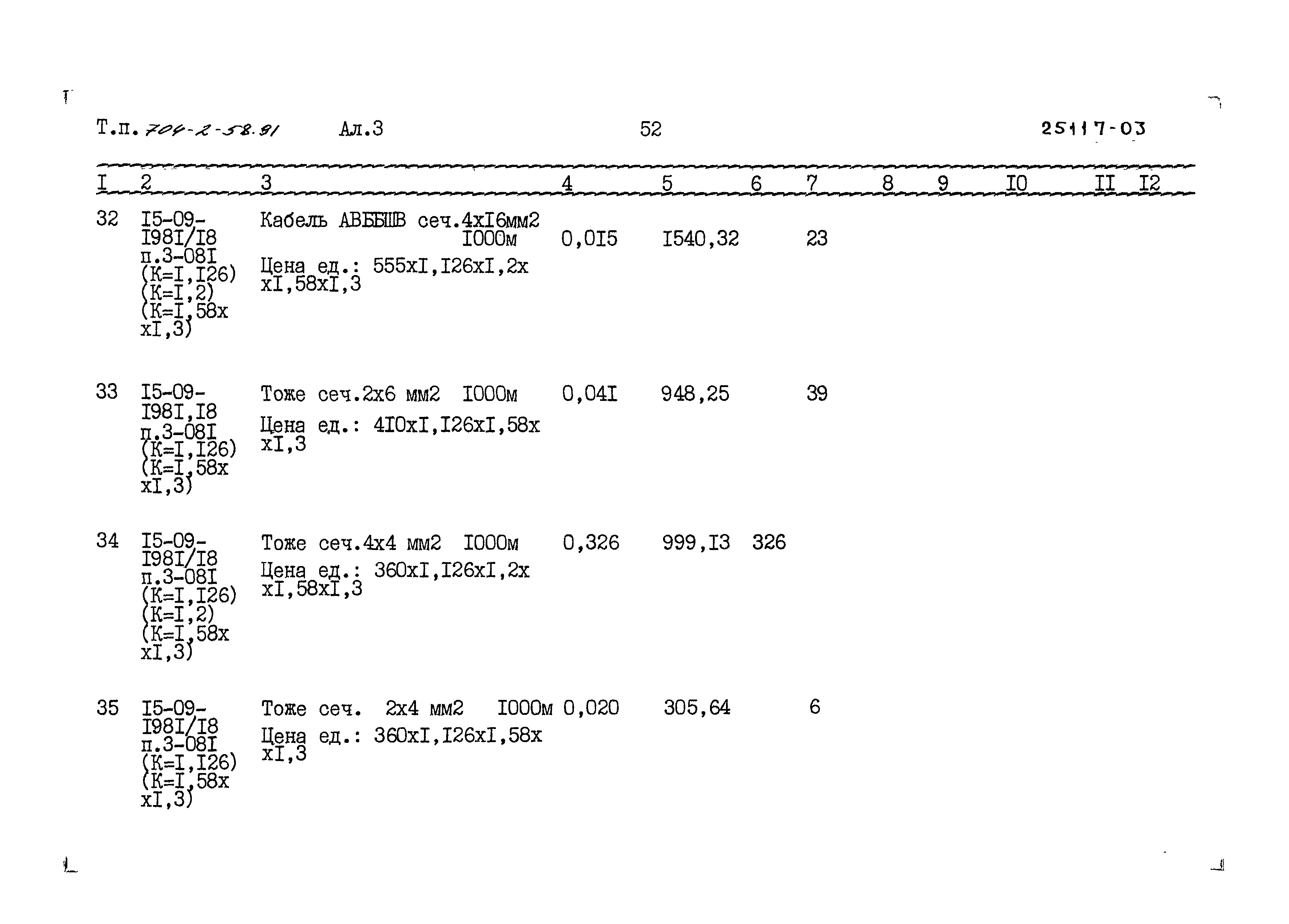 Типовой проект 704-2-58.91