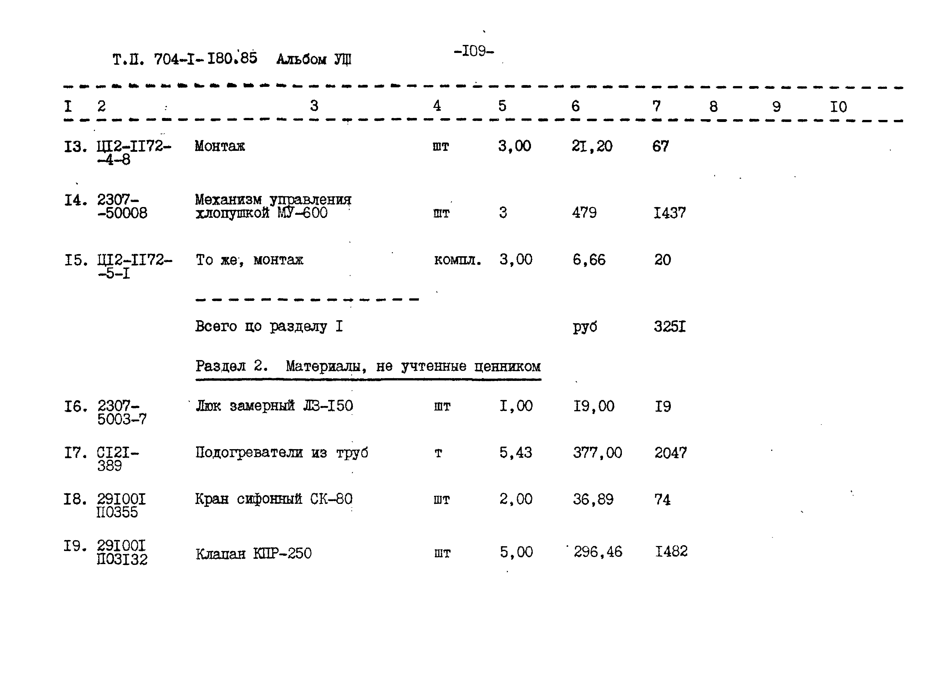 Типовой проект 704-1-180.85