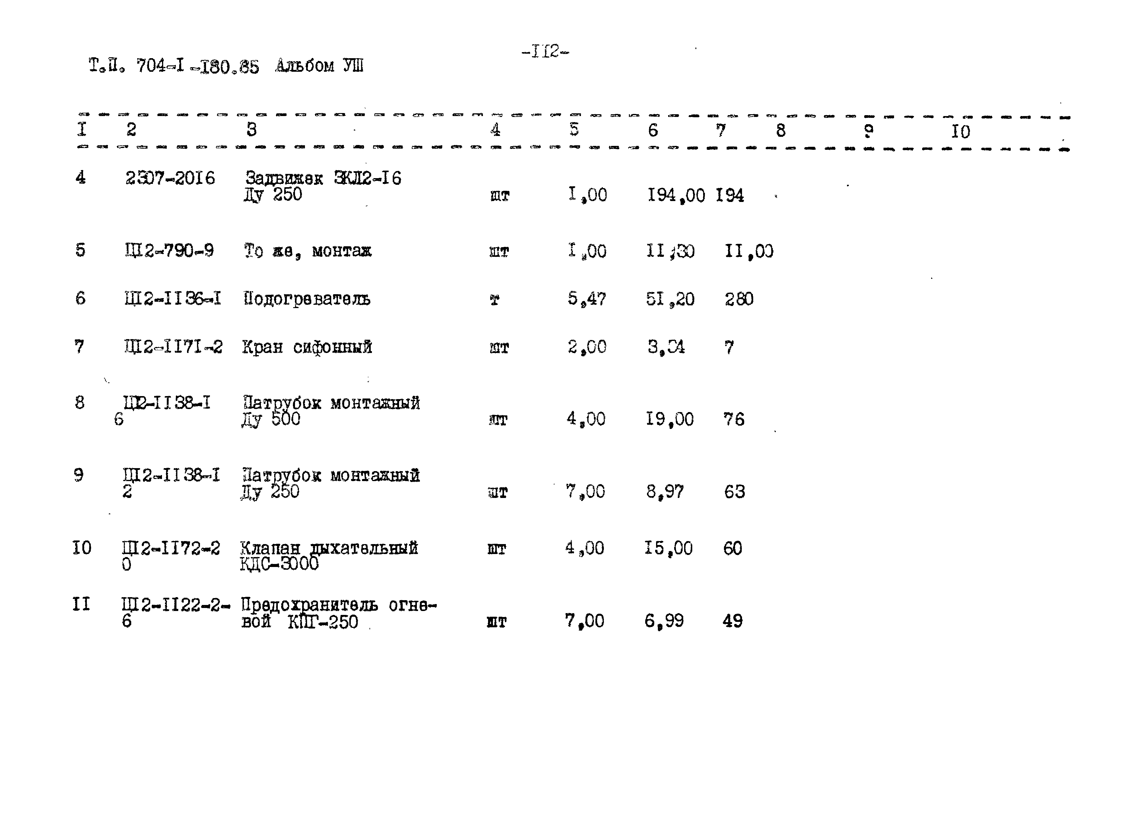 Типовой проект 704-1-180.85