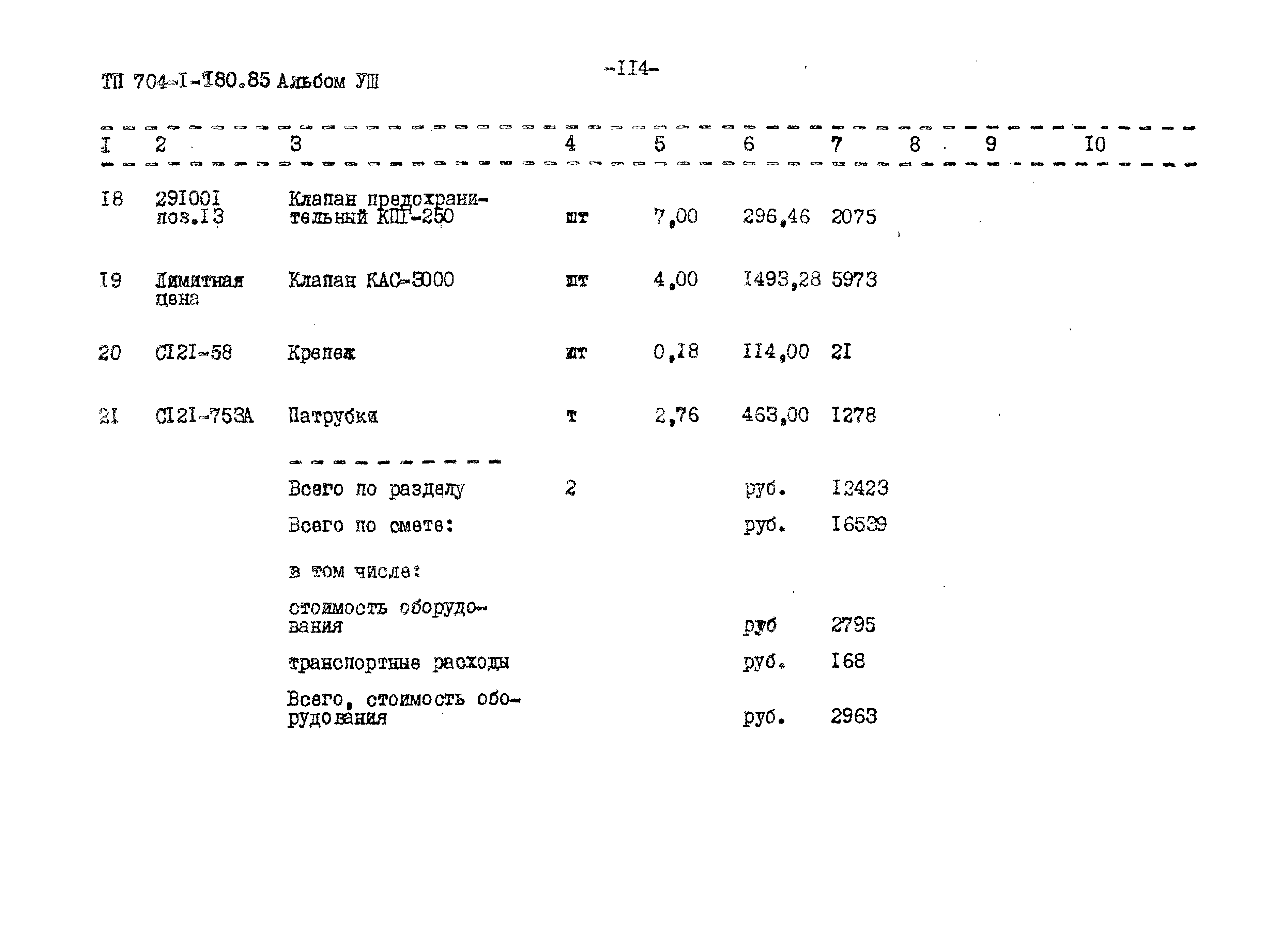 Типовой проект 704-1-180.85