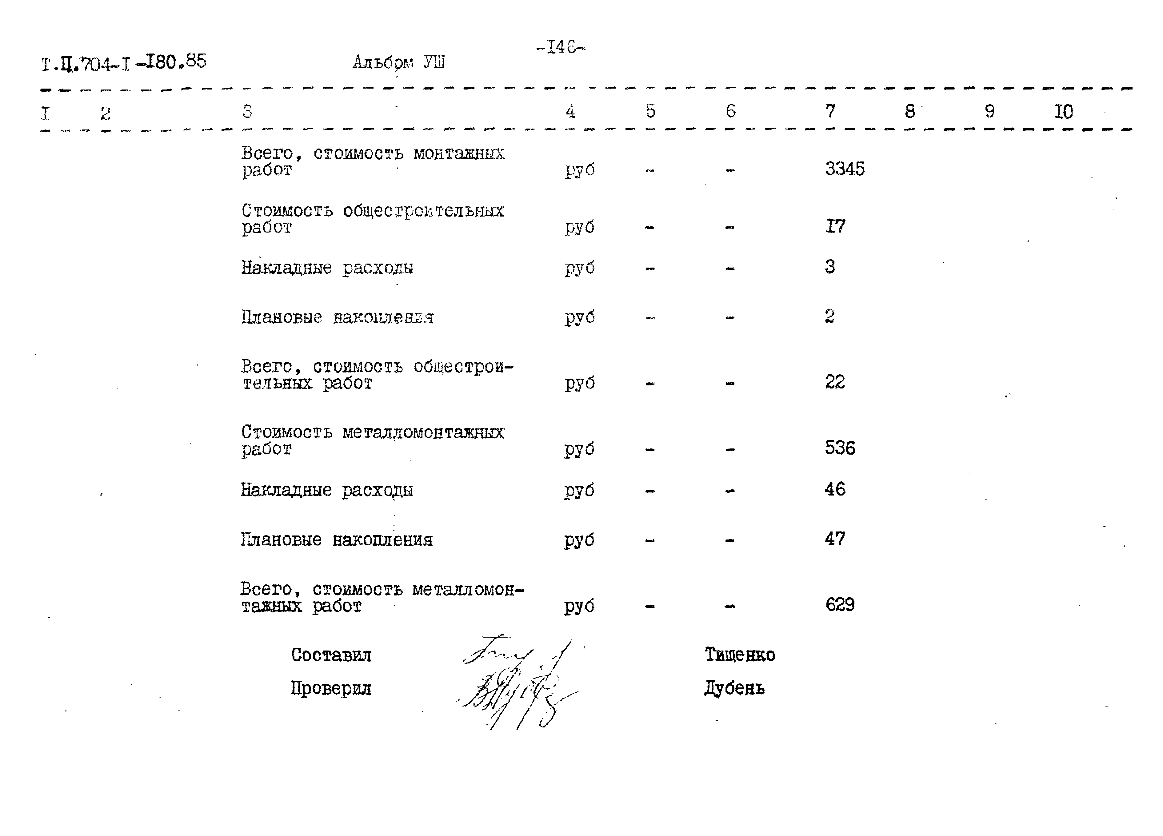 Типовой проект 704-1-180.85