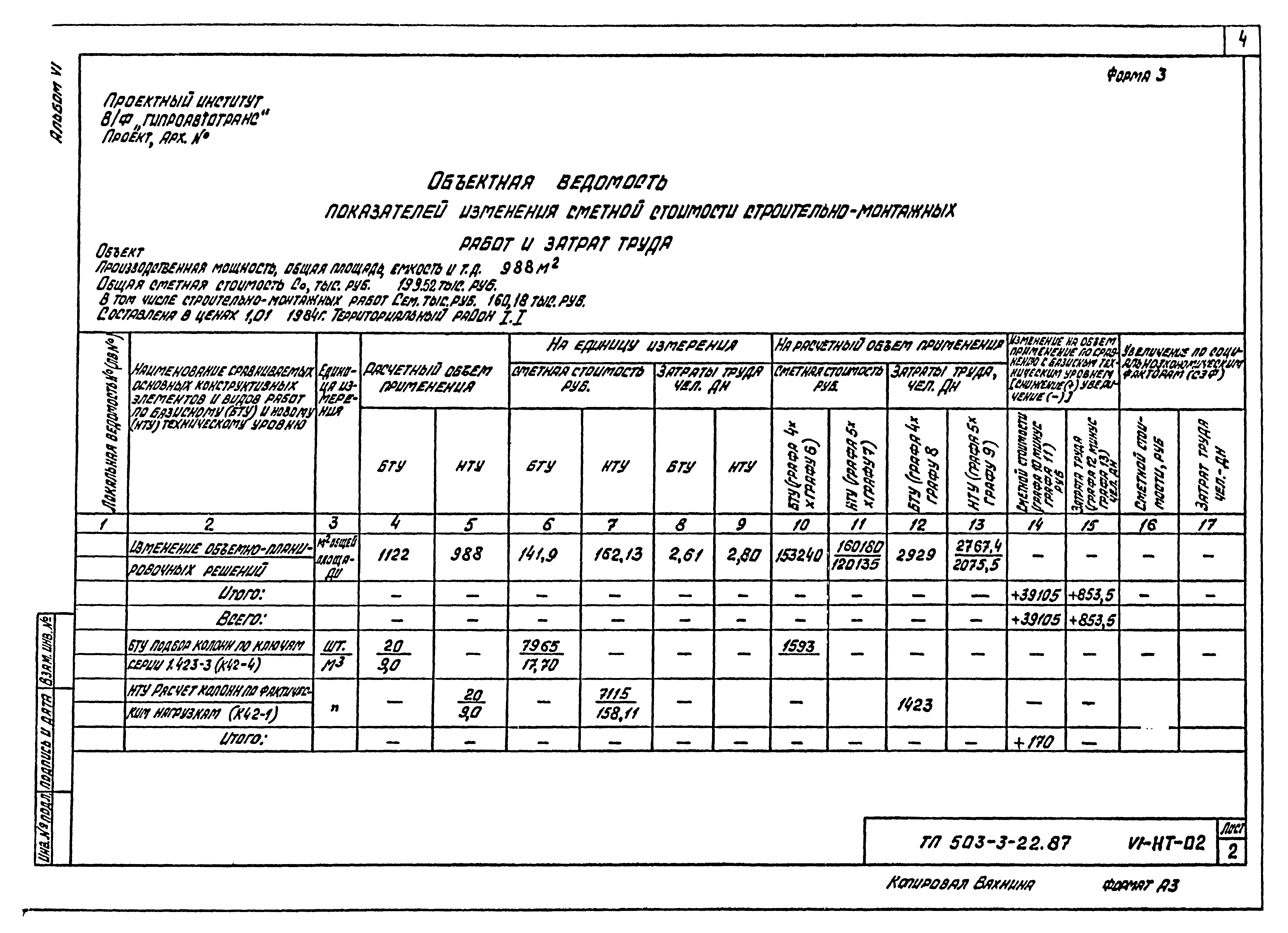 Типовой проект 503-3-22.87