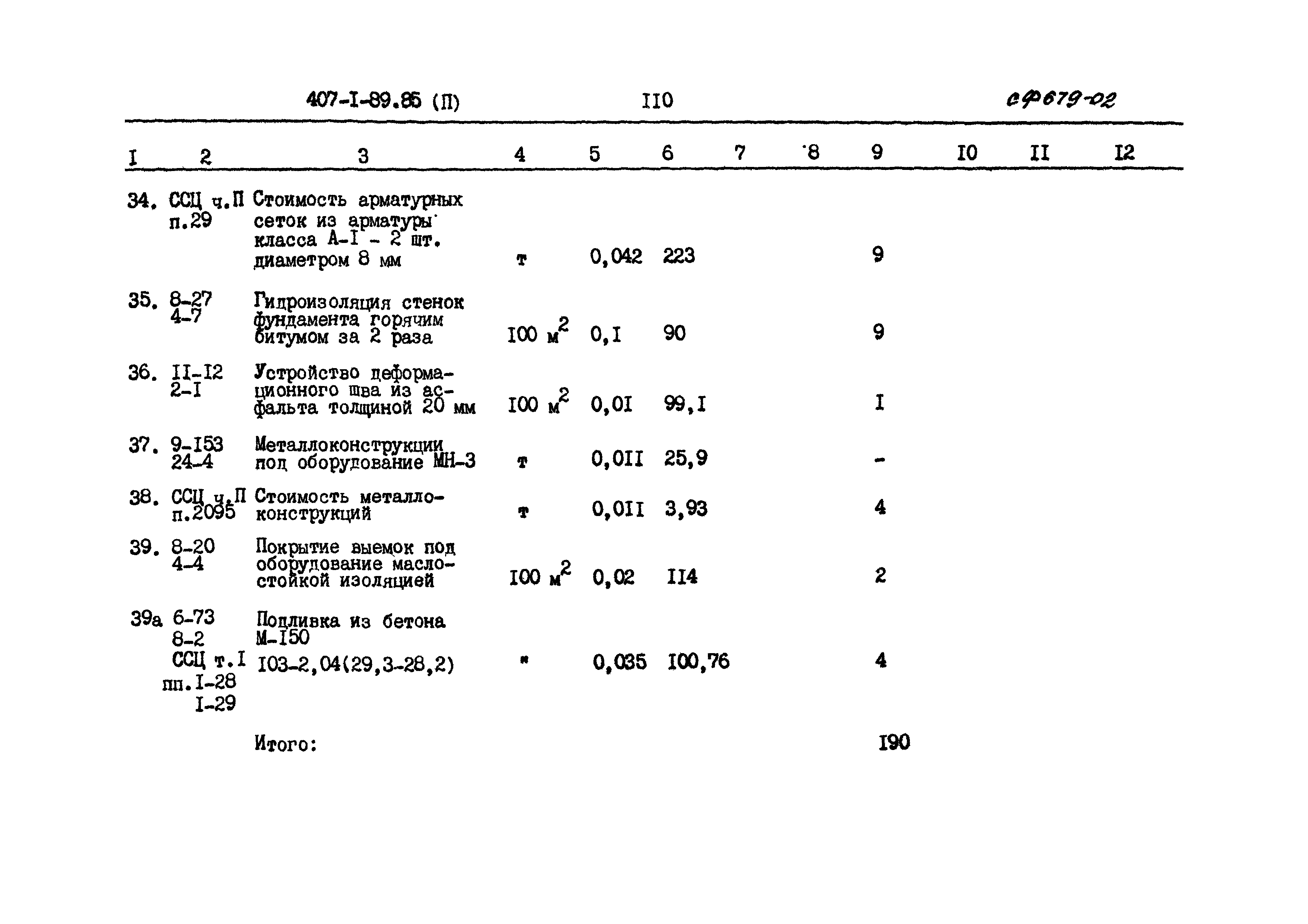 Типовой проект 407-1-89.85