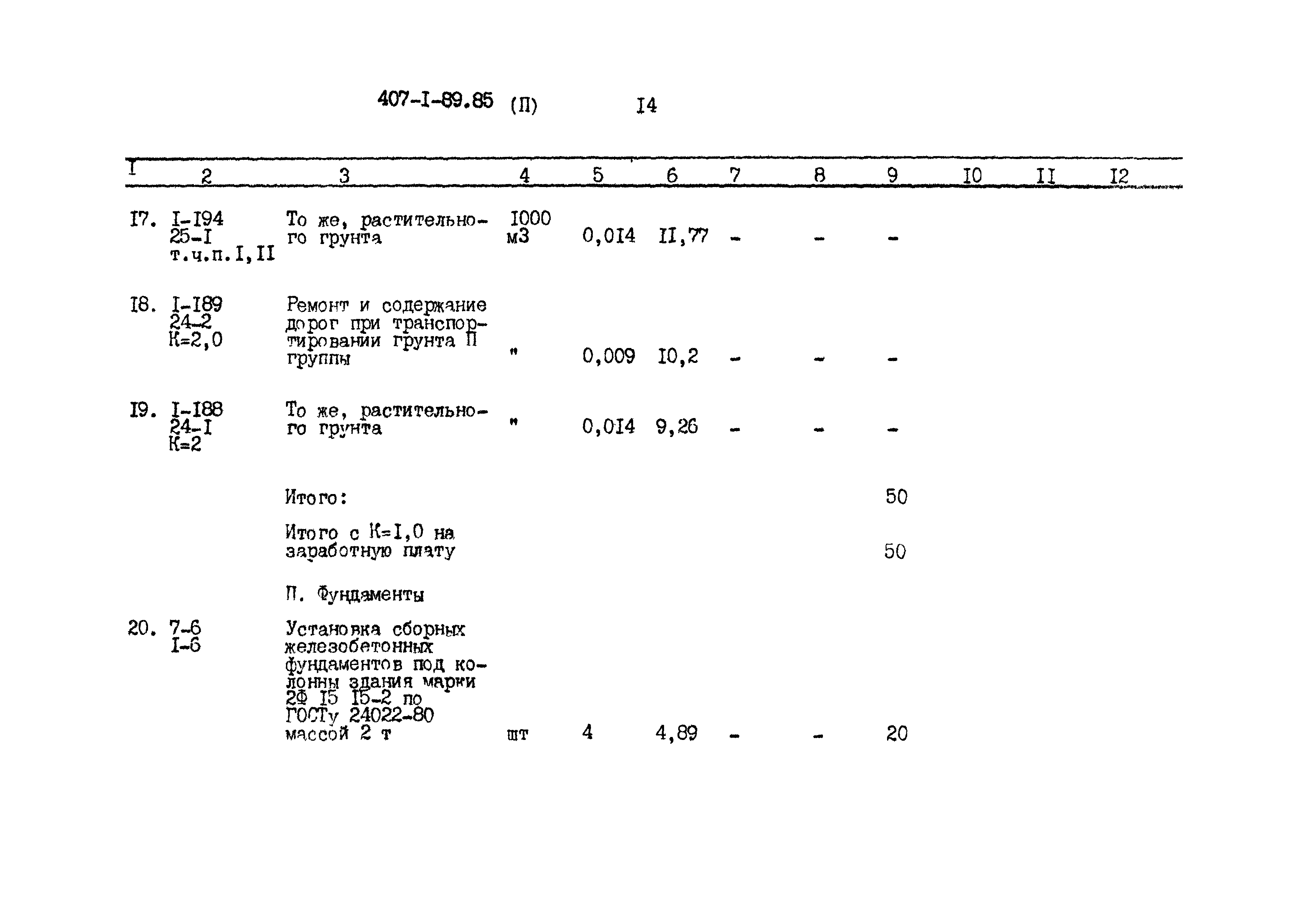 Типовой проект 407-1-89.85