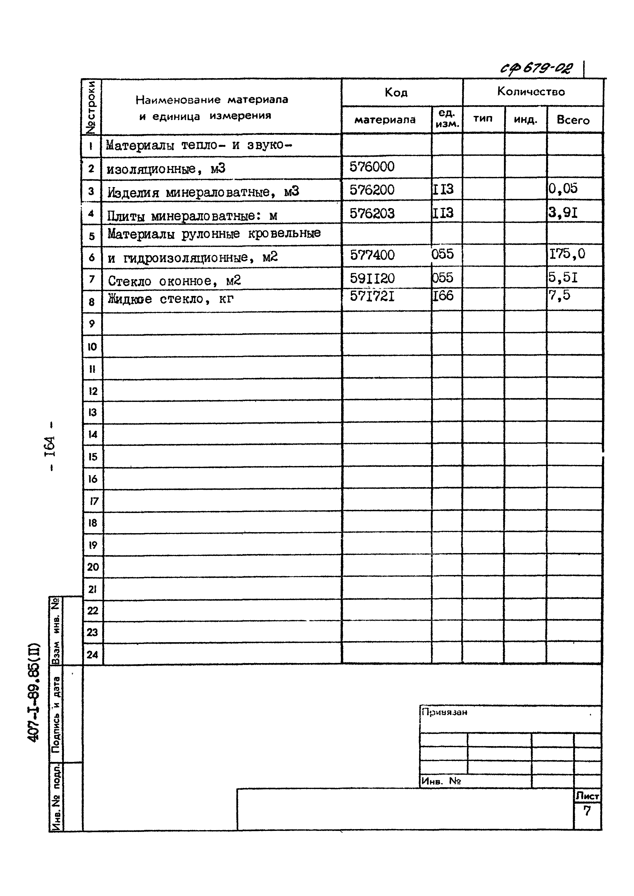 Типовой проект 407-1-89.85