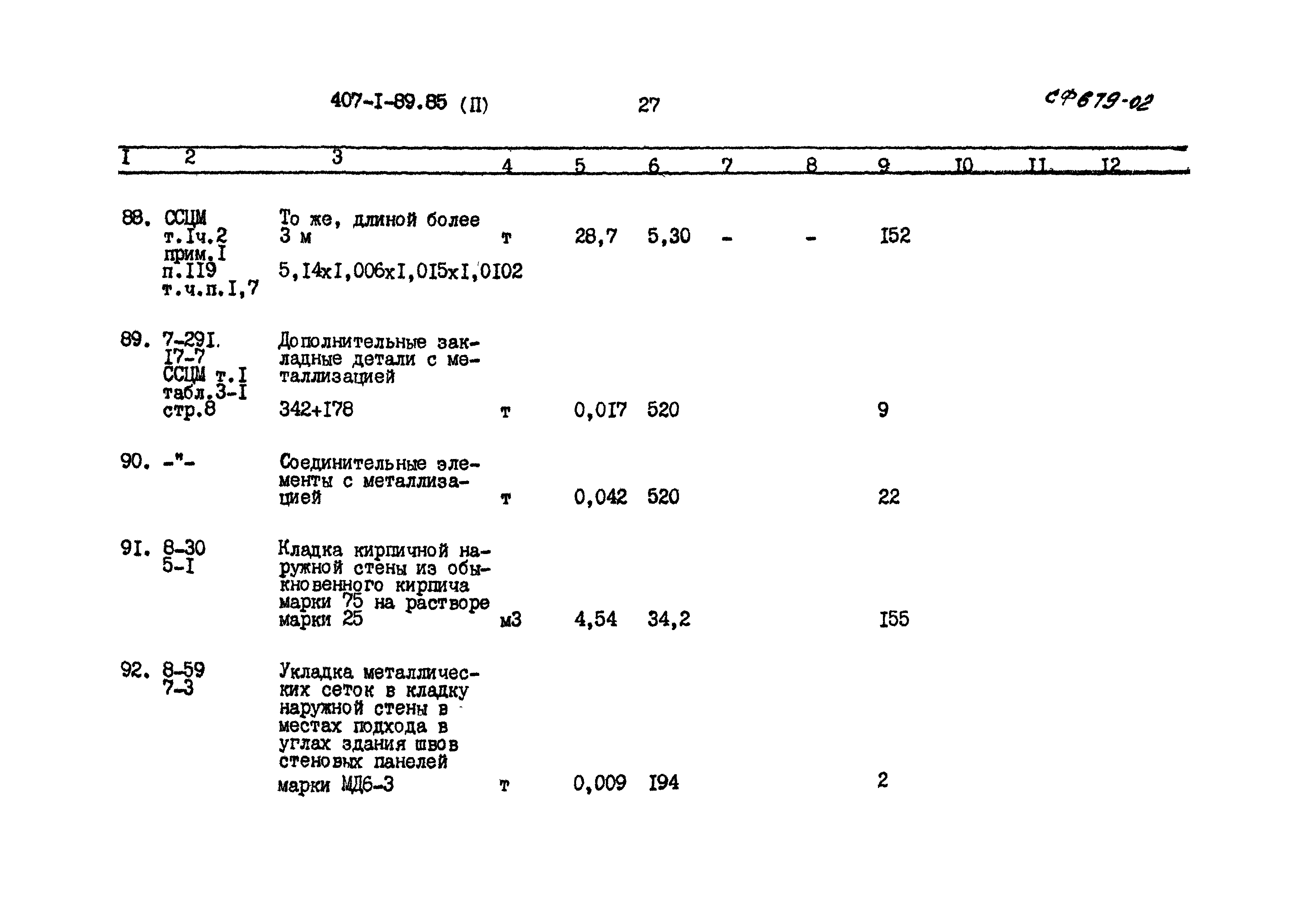 Типовой проект 407-1-89.85