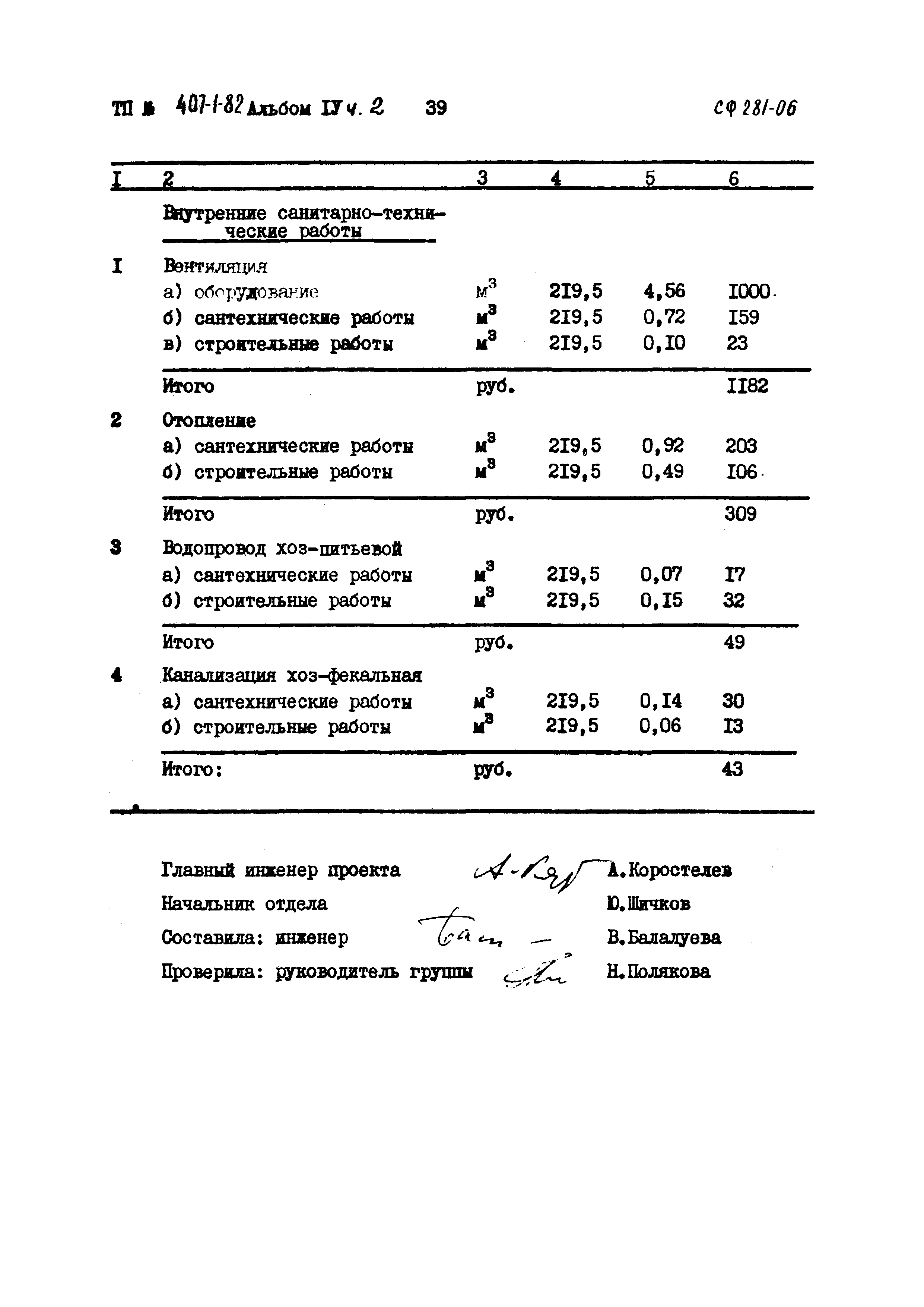 Типовой проект 407-1-82