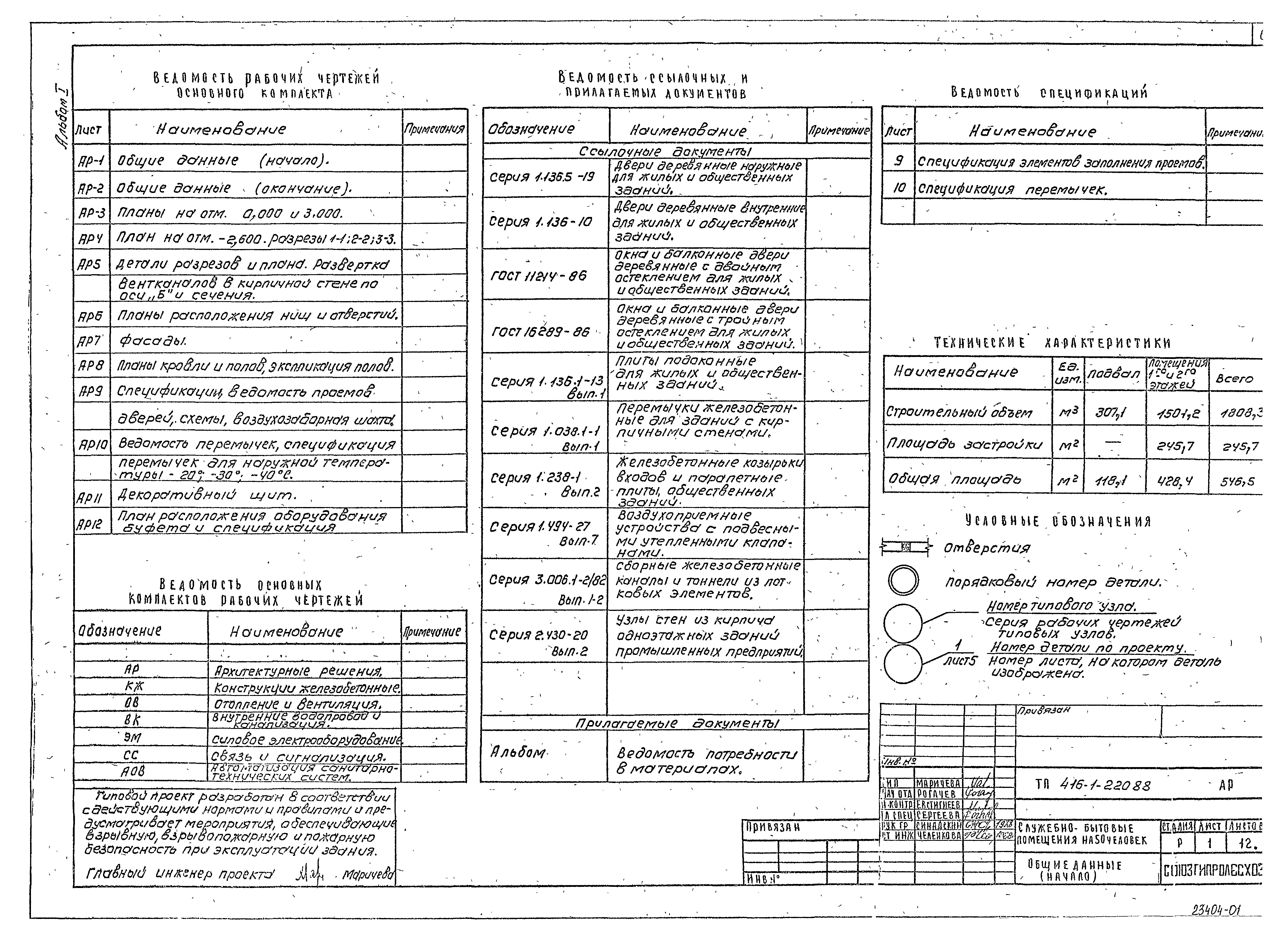 Типовой проект 416-1-220.88