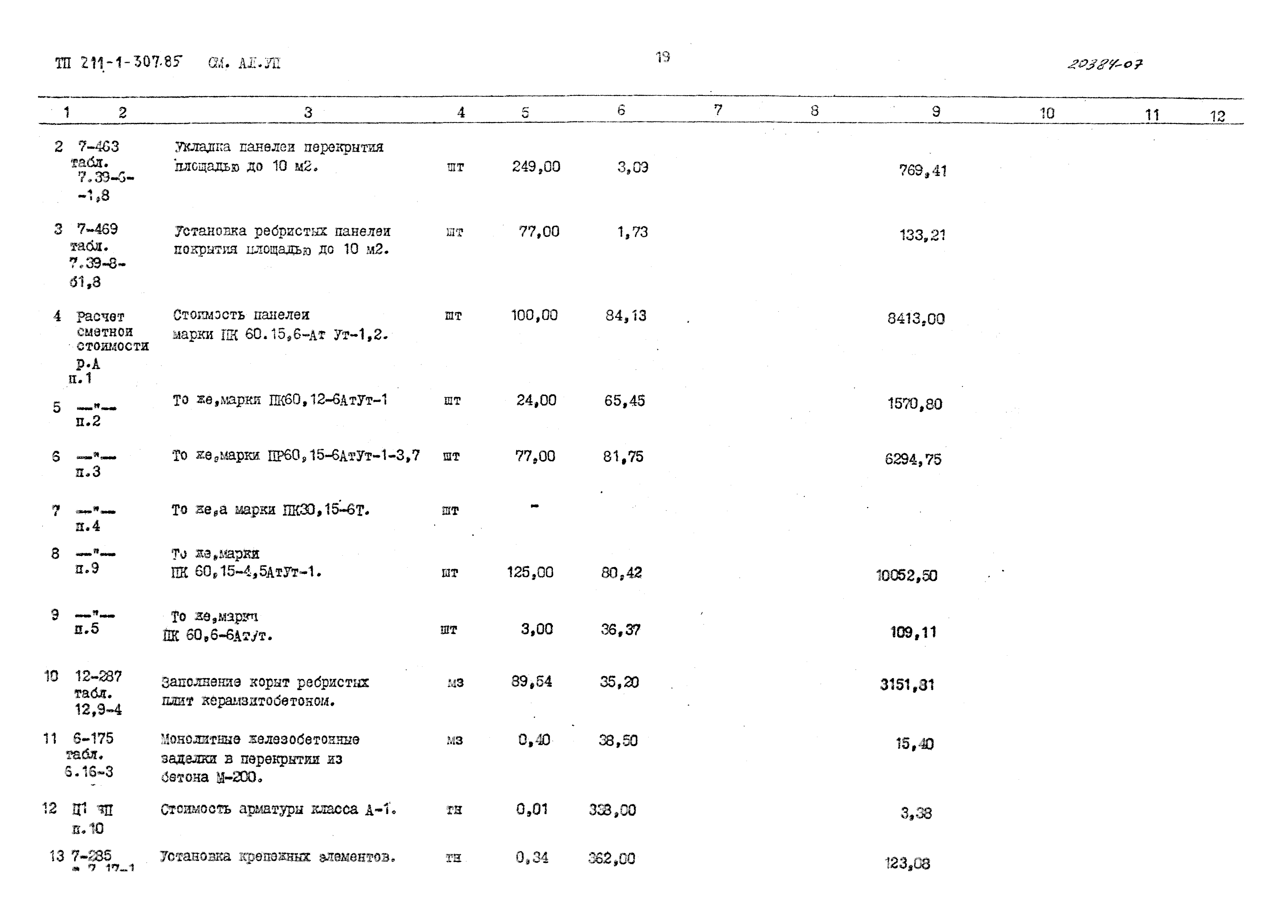 Типовой проект 211-1-307.85