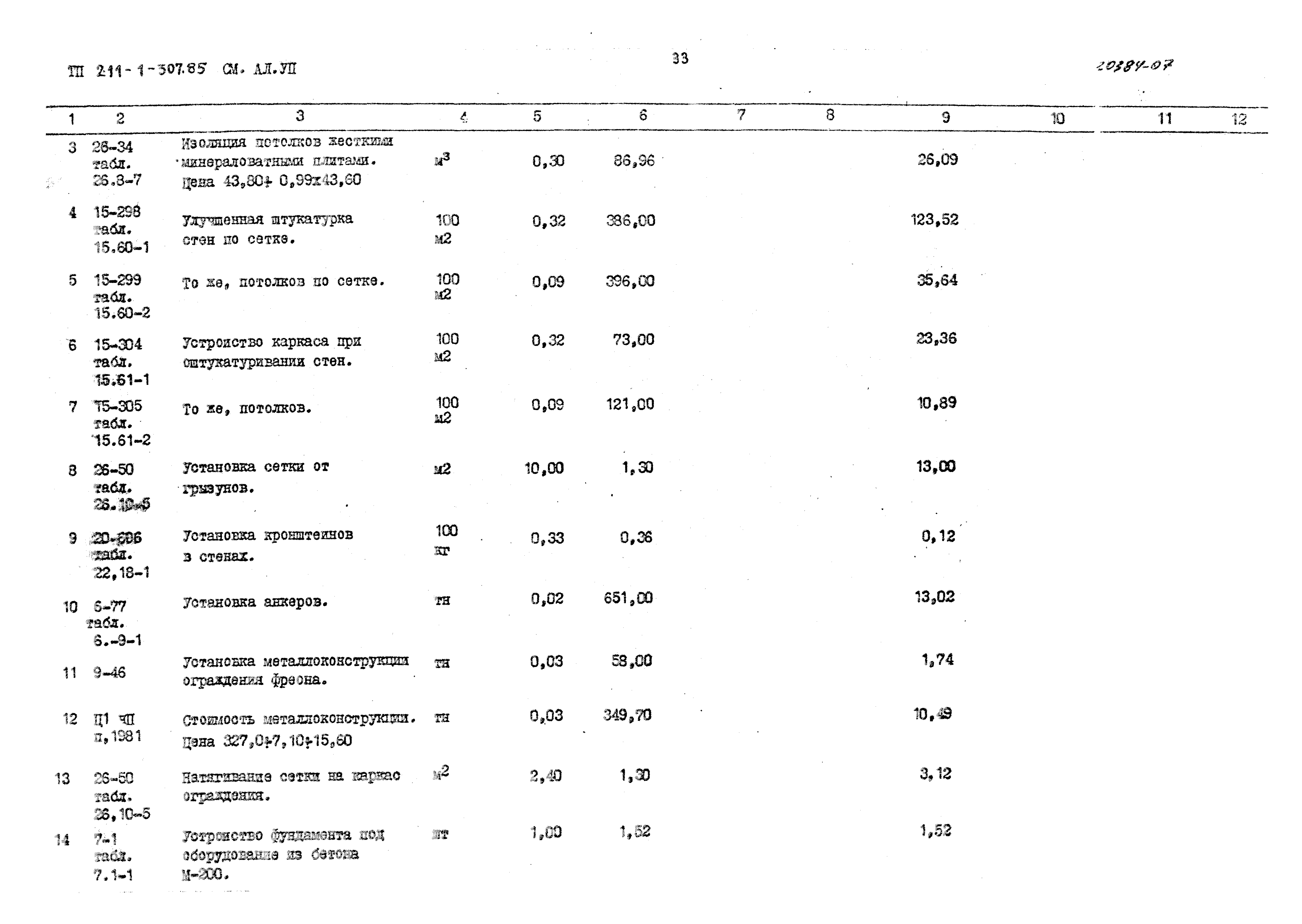 Типовой проект 211-1-307.85