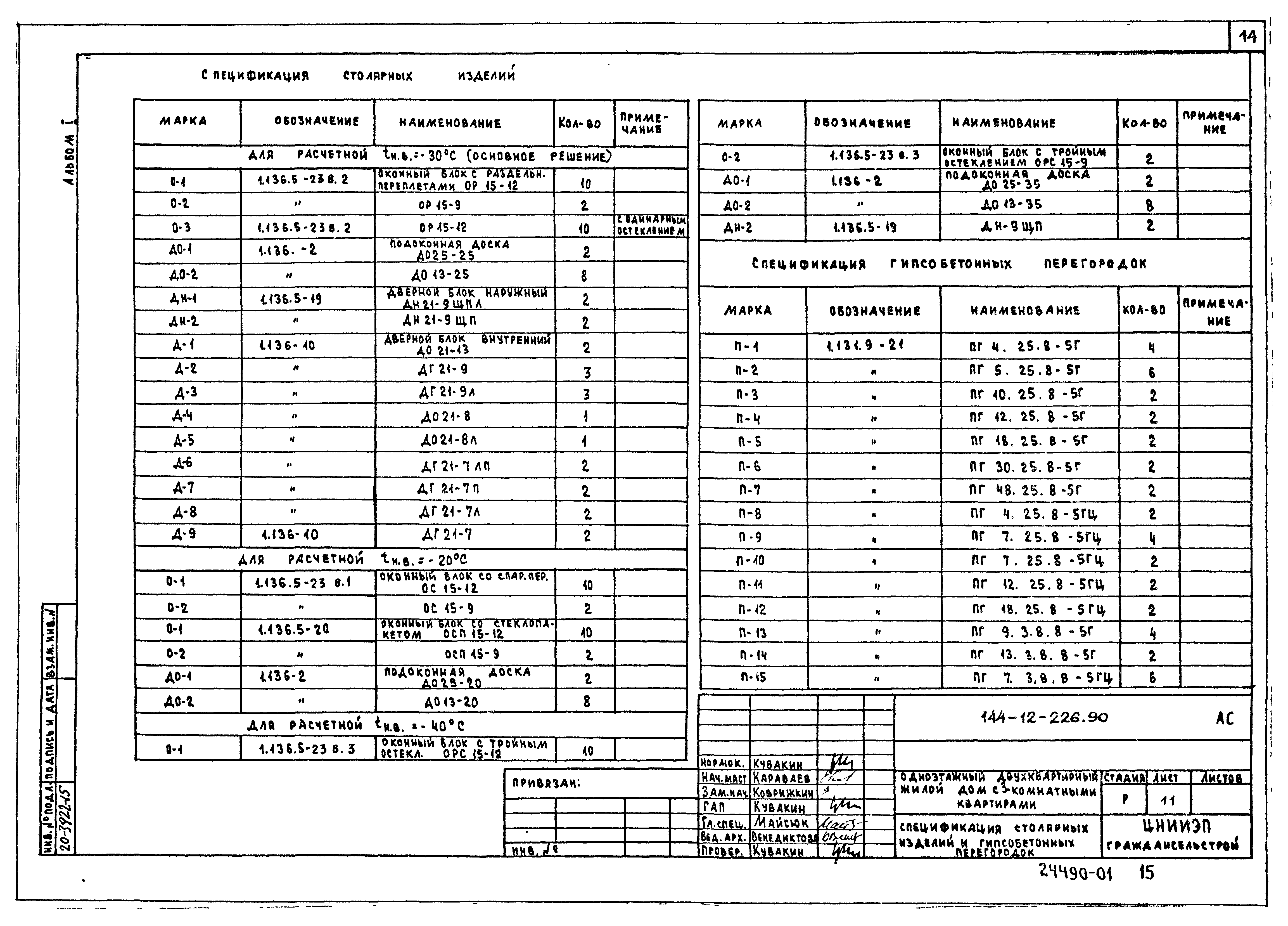 Типовой проект 144-12-226.90