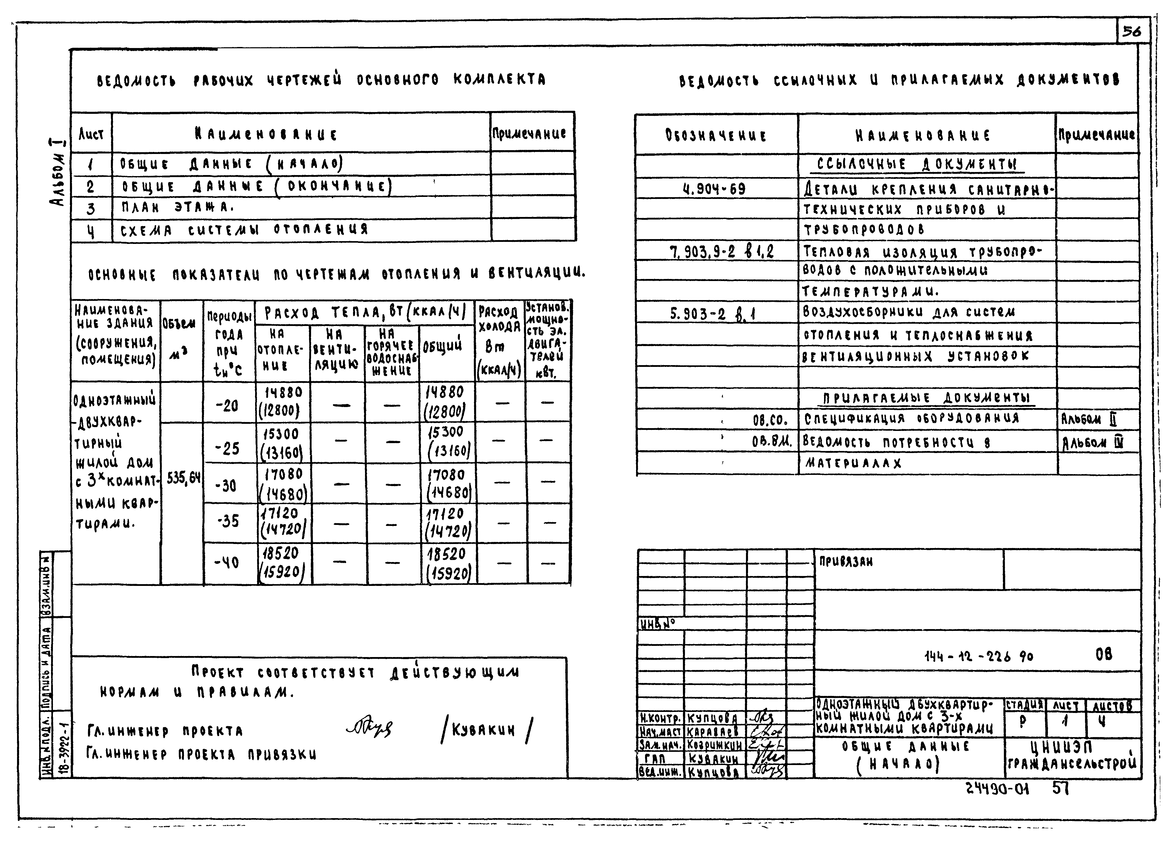 Типовой проект 144-12-226.90