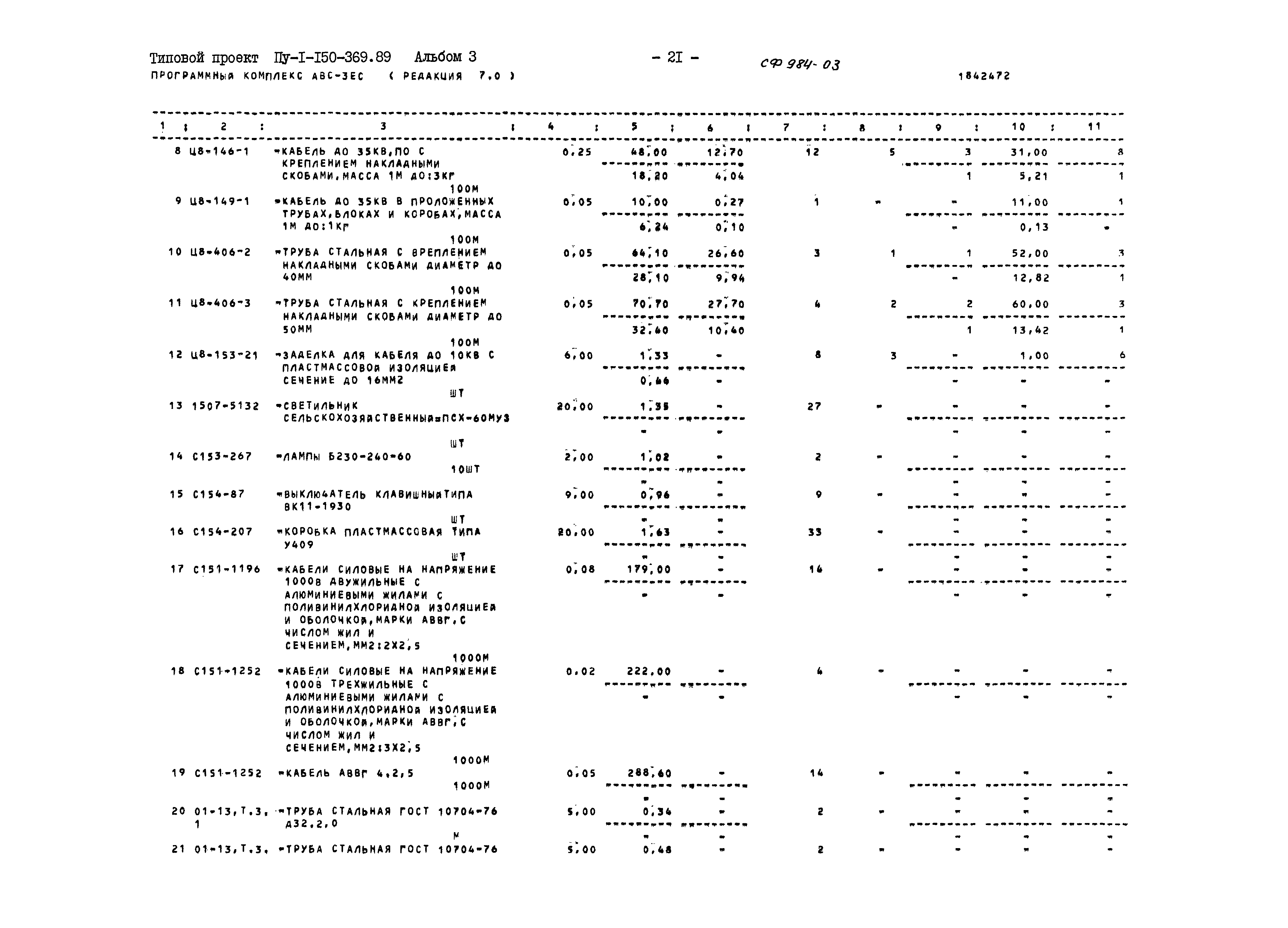 Типовой проект Пу-1-150-369.89