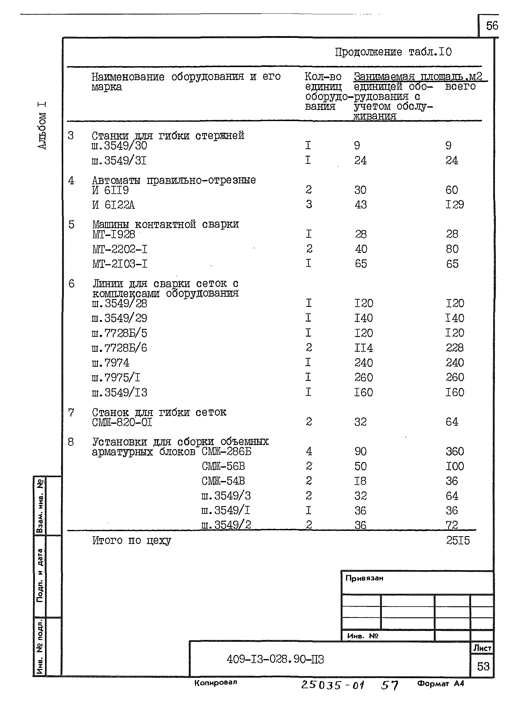 Типовые проектные решения 409-13-028.90