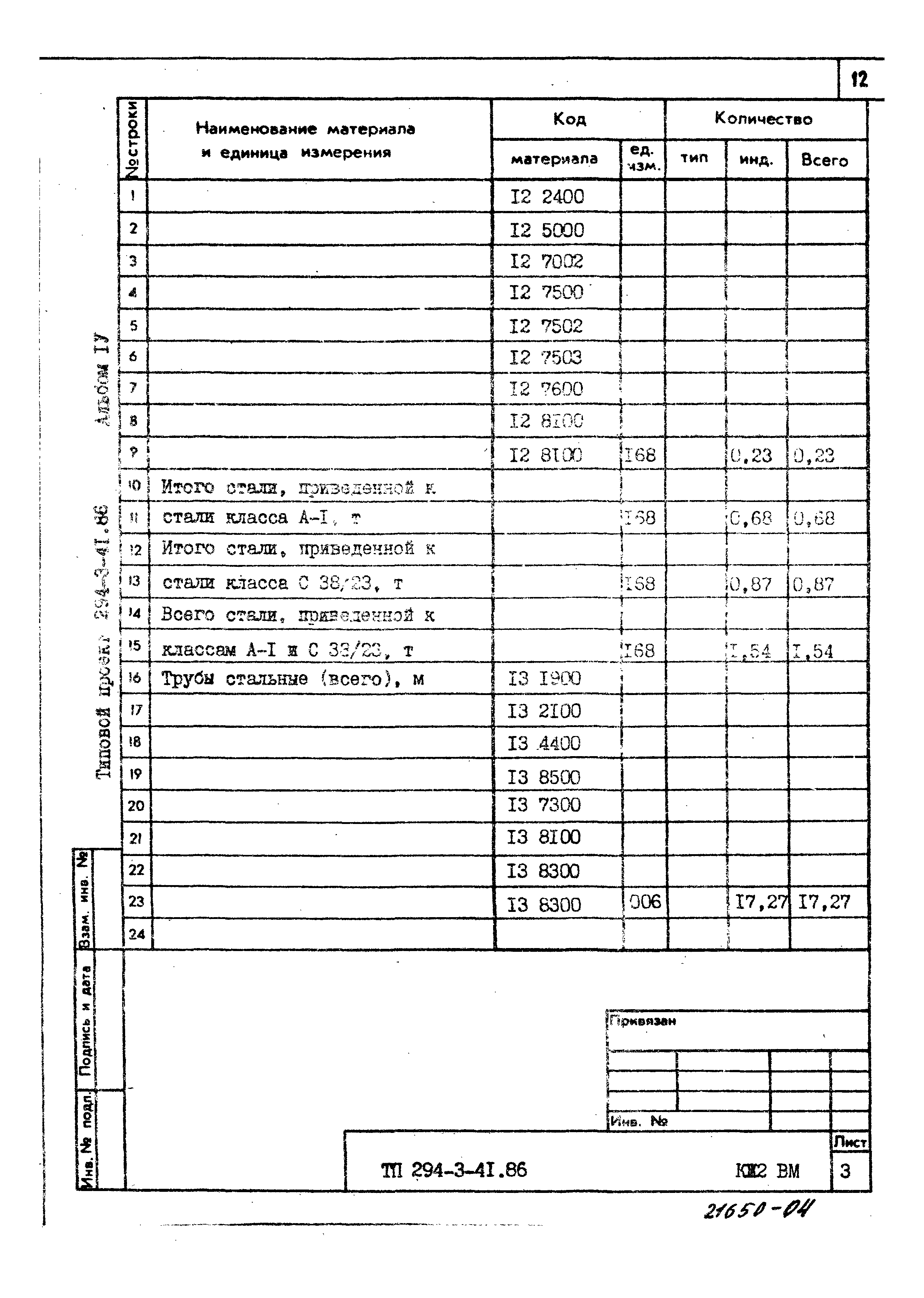 Типовой проект 294-3-41.86