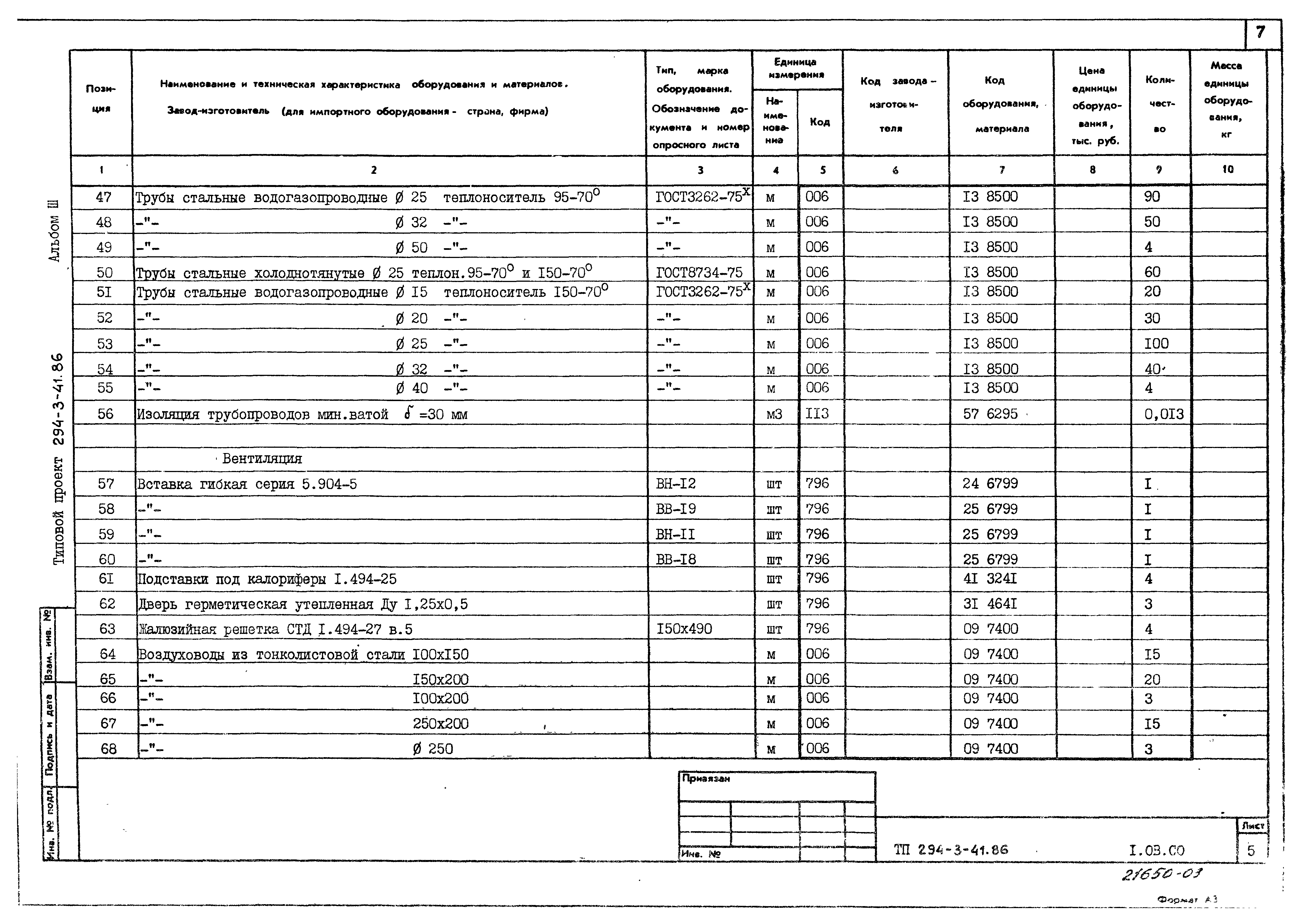 Типовой проект 294-3-41.86