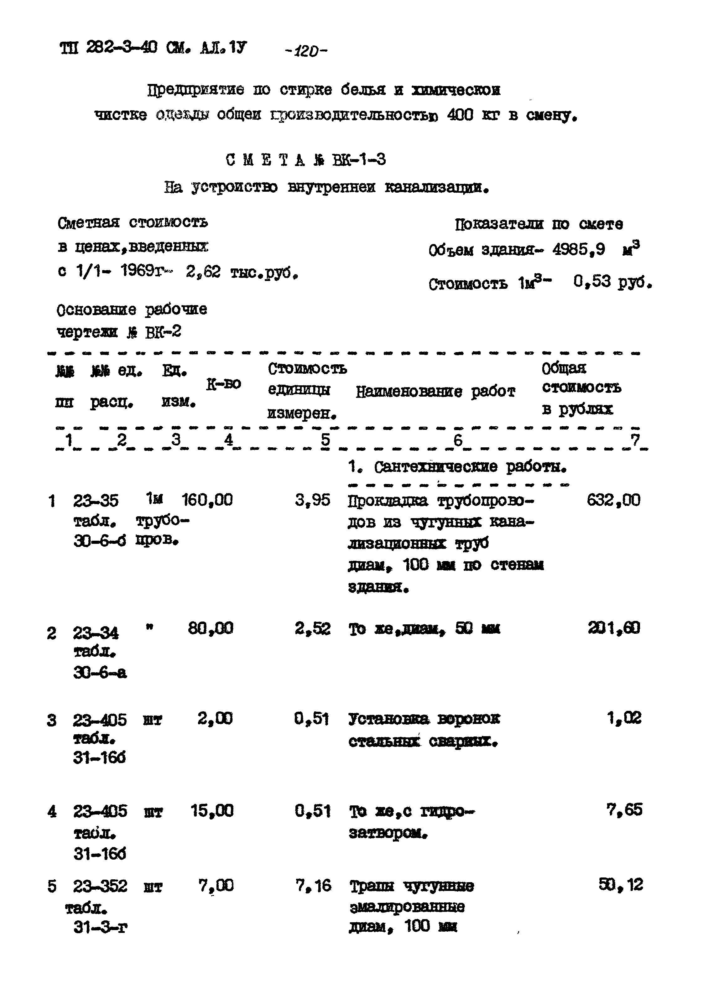 Типовой проект 282-3-40