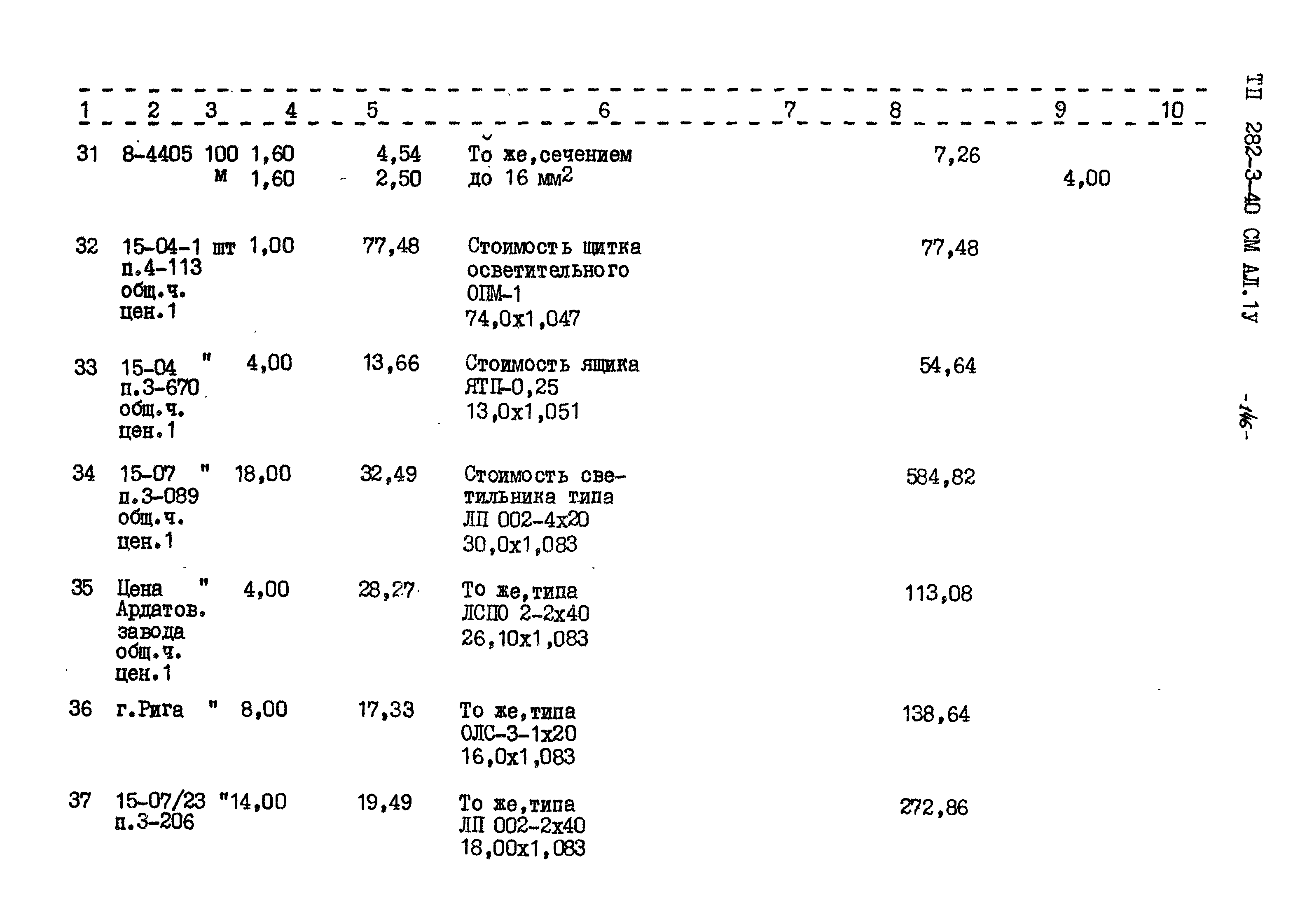 Типовой проект 282-3-40